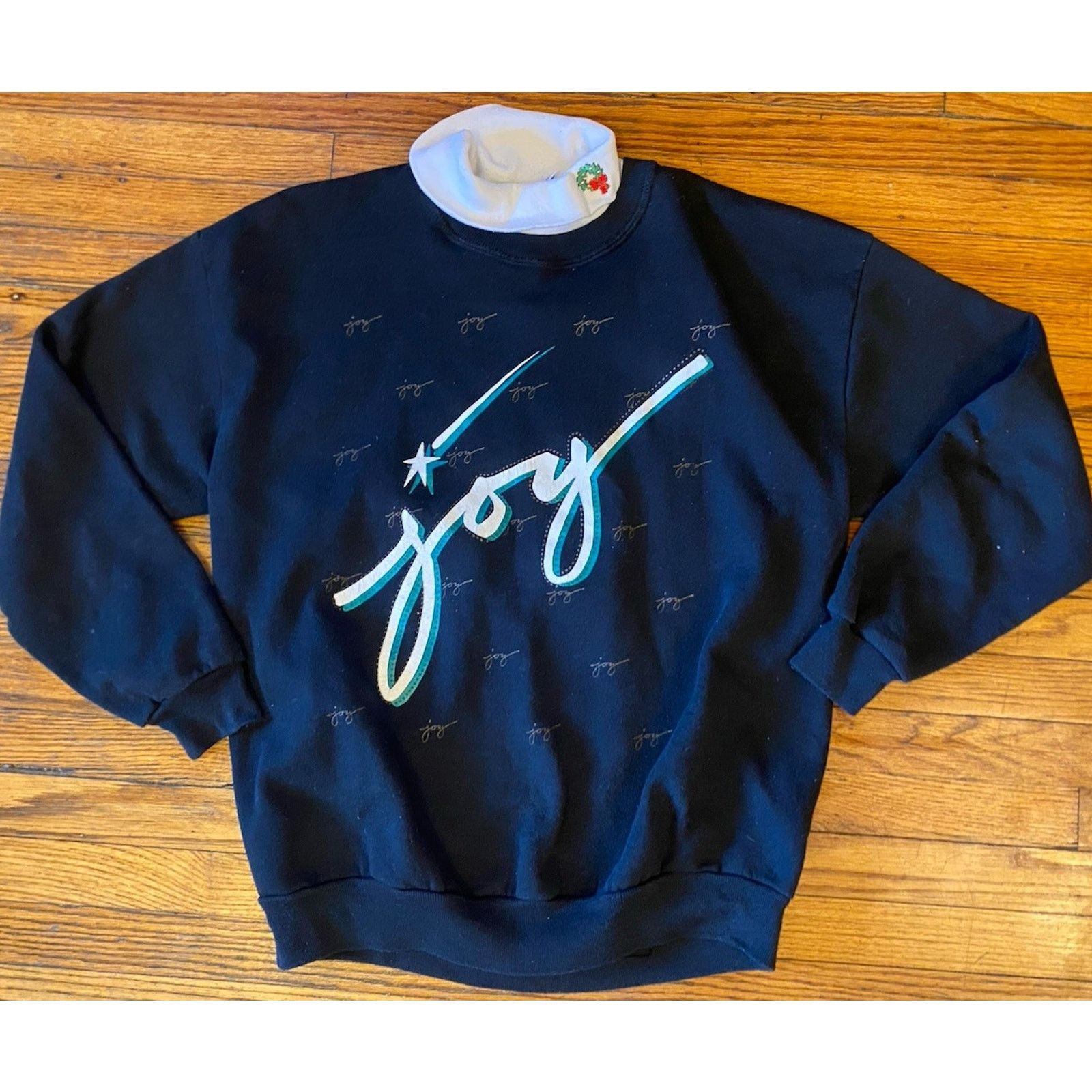 Vintage VTG Joy Sweatshirt Turtleneck Collar Pullover Women’s XL Size XL / US 12-14 / IT 48-50 - 1 Thumbnail