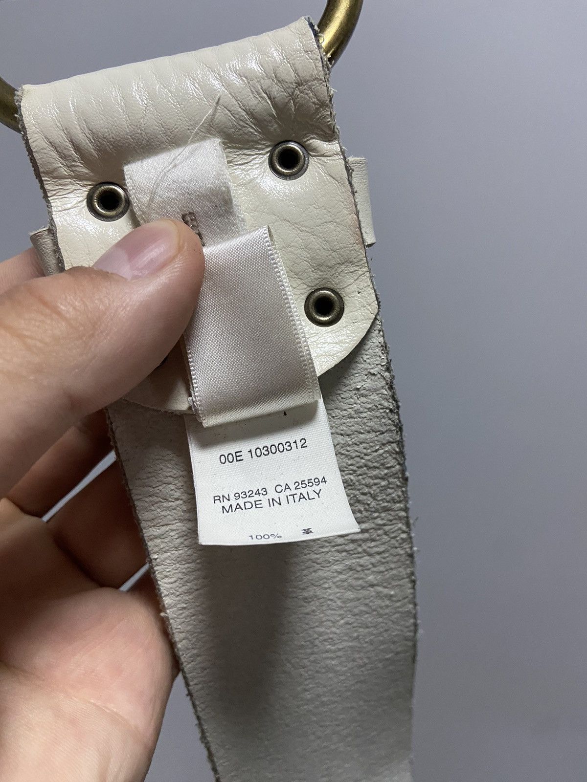 Diesel × Vintage Diesel belt leather vintage made in Italy avant Garde Size ONE SIZE - 8 Thumbnail