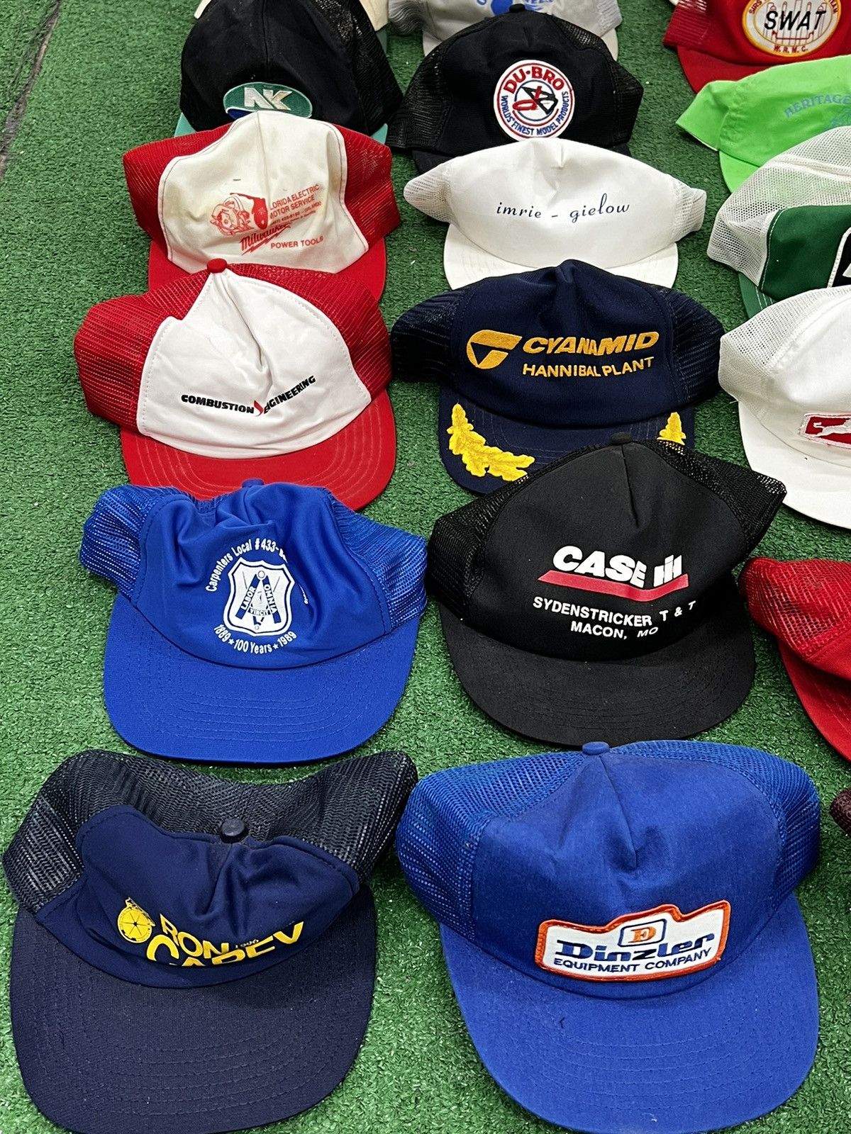 Vintage 50 Vintage USA MADE Trucker / Snapback Hats Size ONE SIZE - 2 Thumbnail