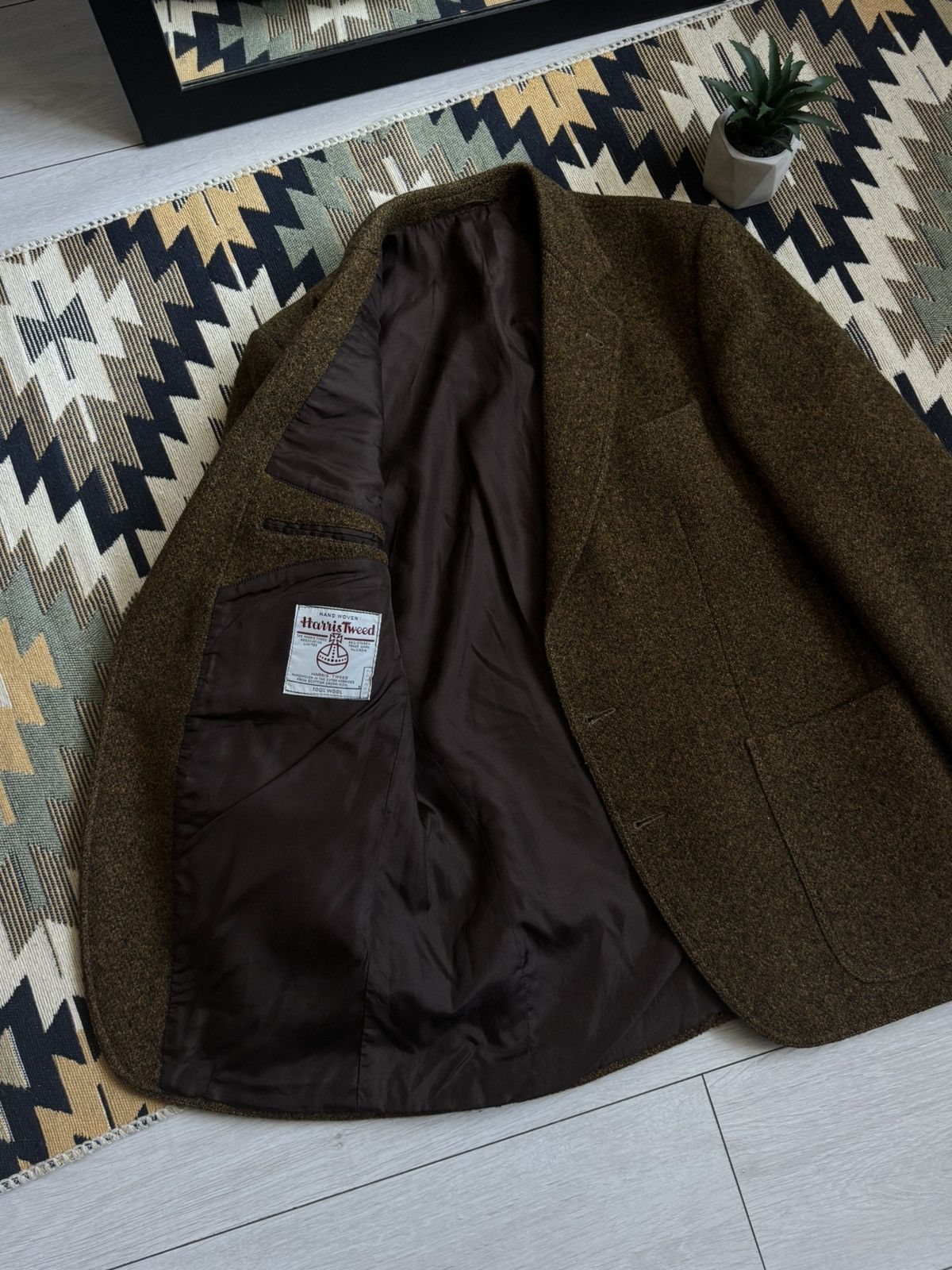 Harris Tweed Vintage Harris Tweed Wool Blazer Size 44R - 14 Thumbnail