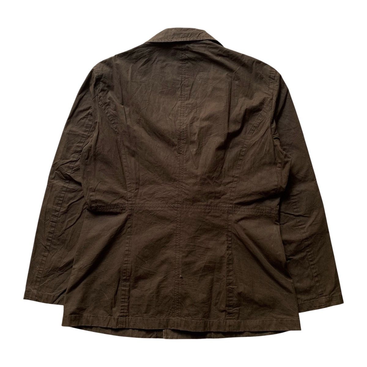 Emporio Armani Vtg 80s Emporio Armani Brown Blazer Double Button Size US M / EU 48-50 / 2 - 6 Thumbnail