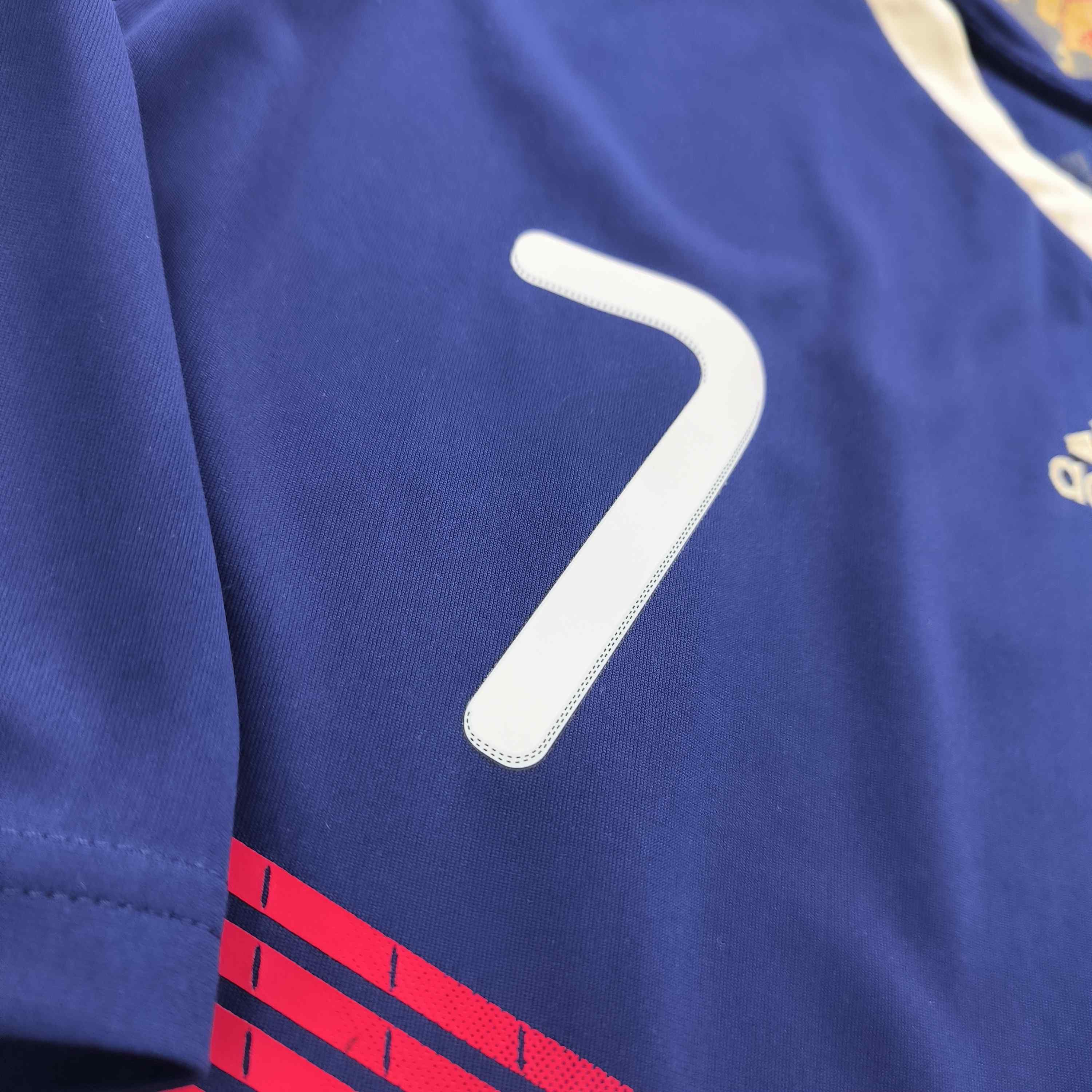France 2010-11 Adidas home Ribery football jersey size XXL