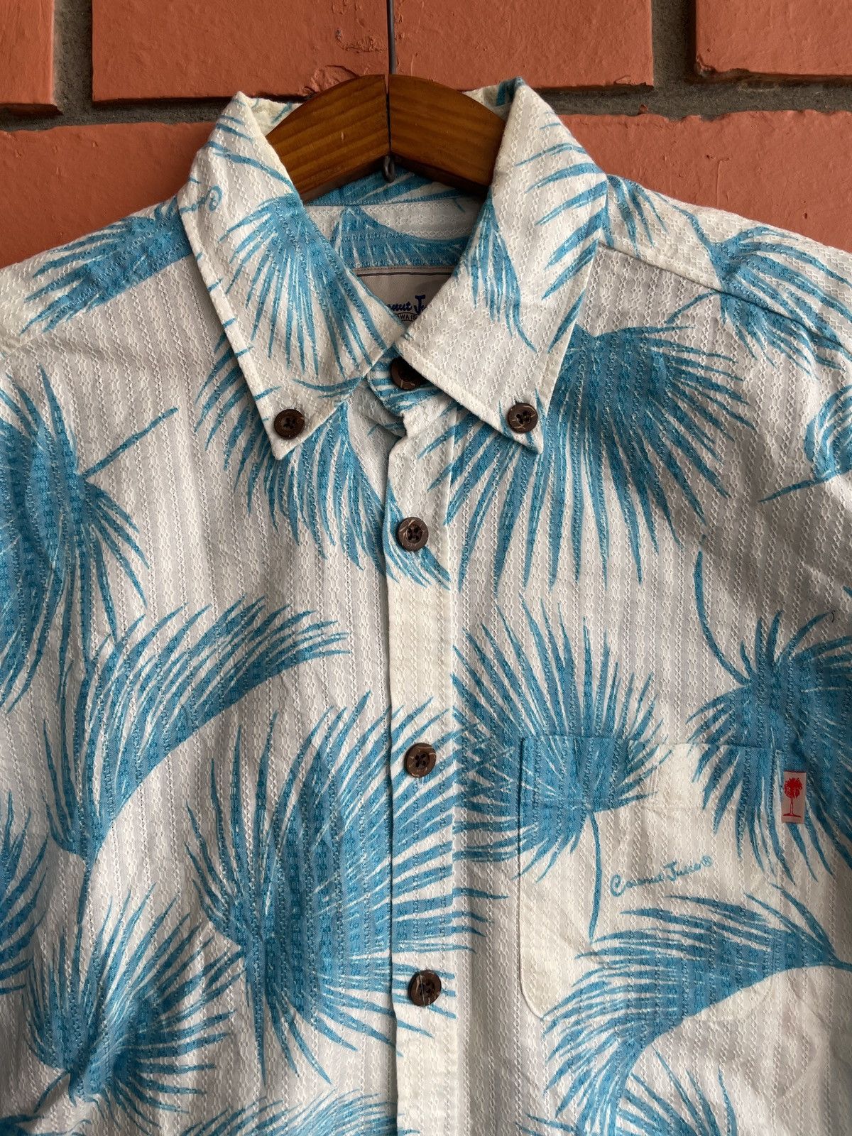 Japanese Brand × Vintage Vintage Coconut Juice Okinawa Island Hawaiian barkcloth M Size US M / EU 48-50 / 2 - 5 Thumbnail