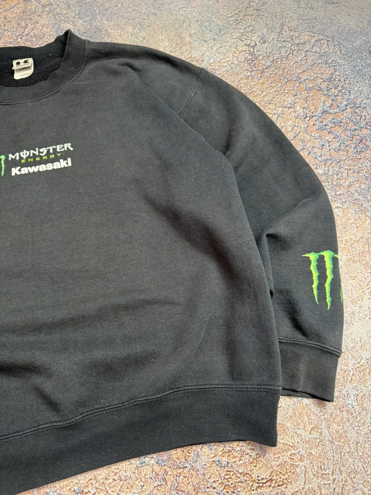 Japanese Brand Vintage⚡️ Monster Energy Kawasaki Racing Hoodie Size US L / EU 52-54 / 3 - 7 Thumbnail