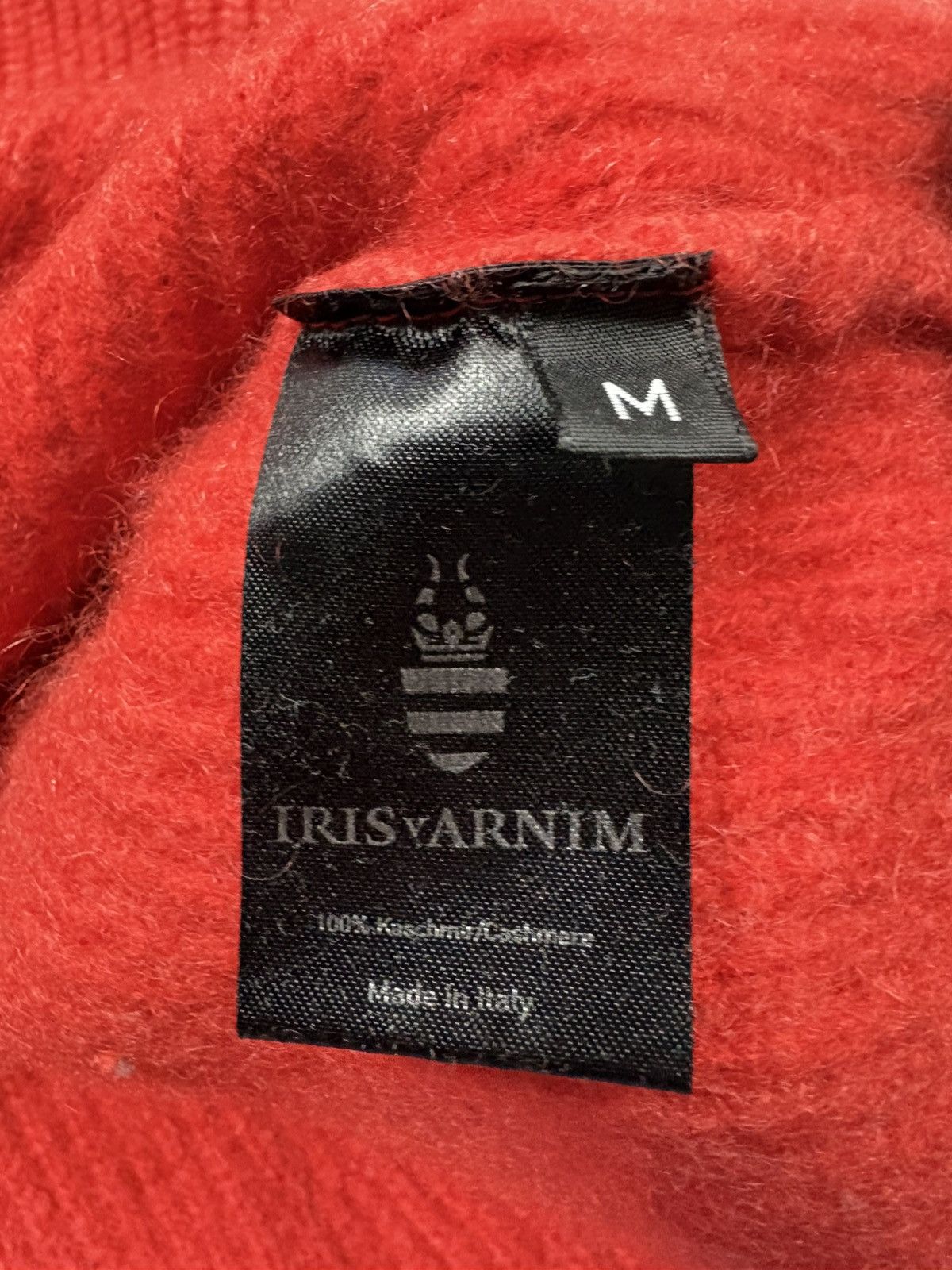 Iris von Arnim Iris Von Arnim Cashmere Peplum Knit Sweater Red M Italy Rare Size M / US 6-8 / IT 42-44 - 13 Thumbnail