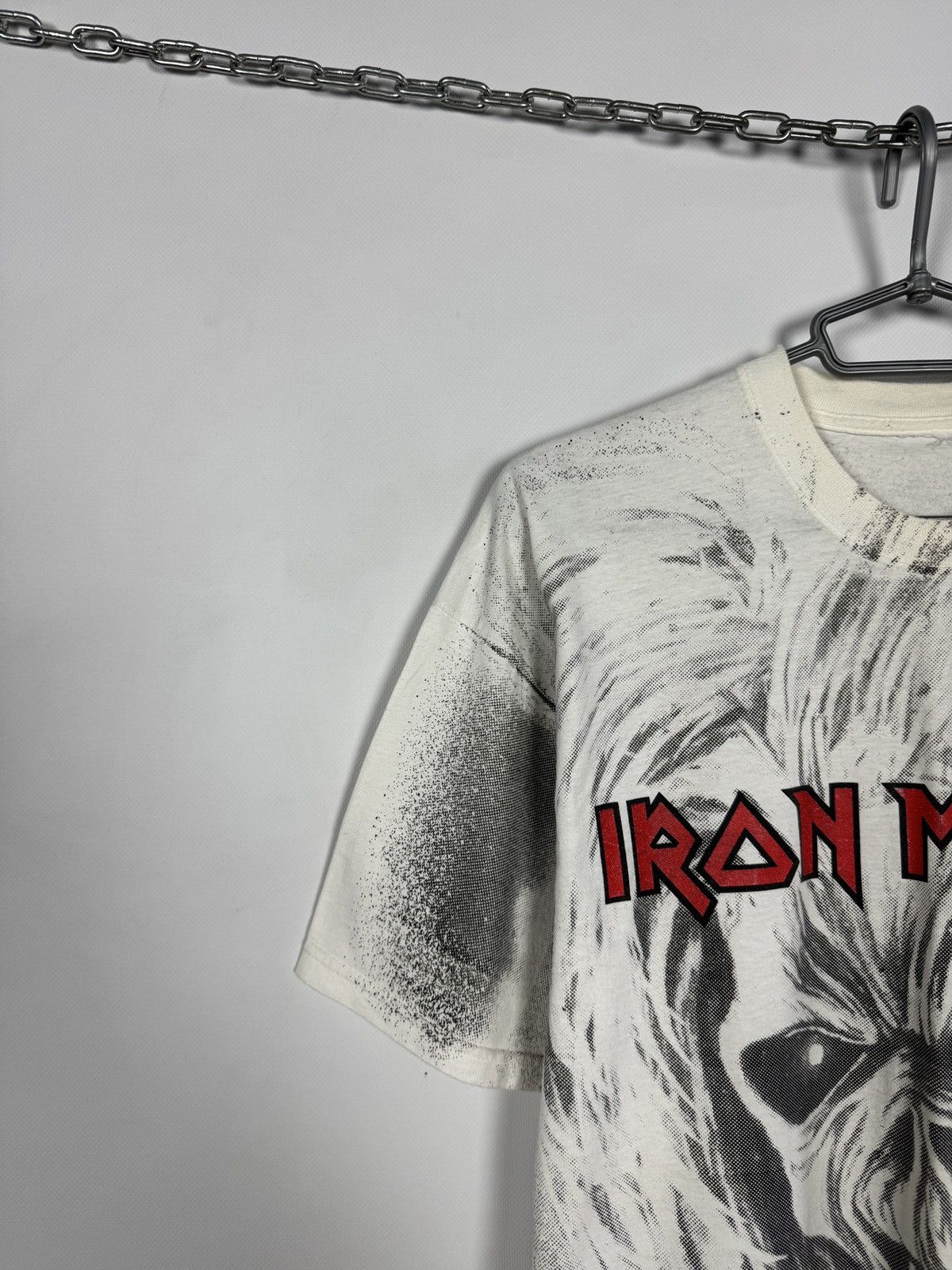 Iron Maiden Rare Iron Maiden 1999 Overprint Vintage Metal Band Tour Tee Size US XL / EU 56 / 4 - 4 Thumbnail
