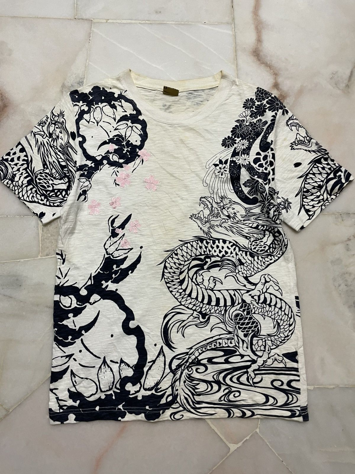 Seditionaries Japanese Culture Tattoo Dragon 3D Print Yakuza Style T-Shirt Size US S / EU 44-46 / 1 - 1 Thumbnail