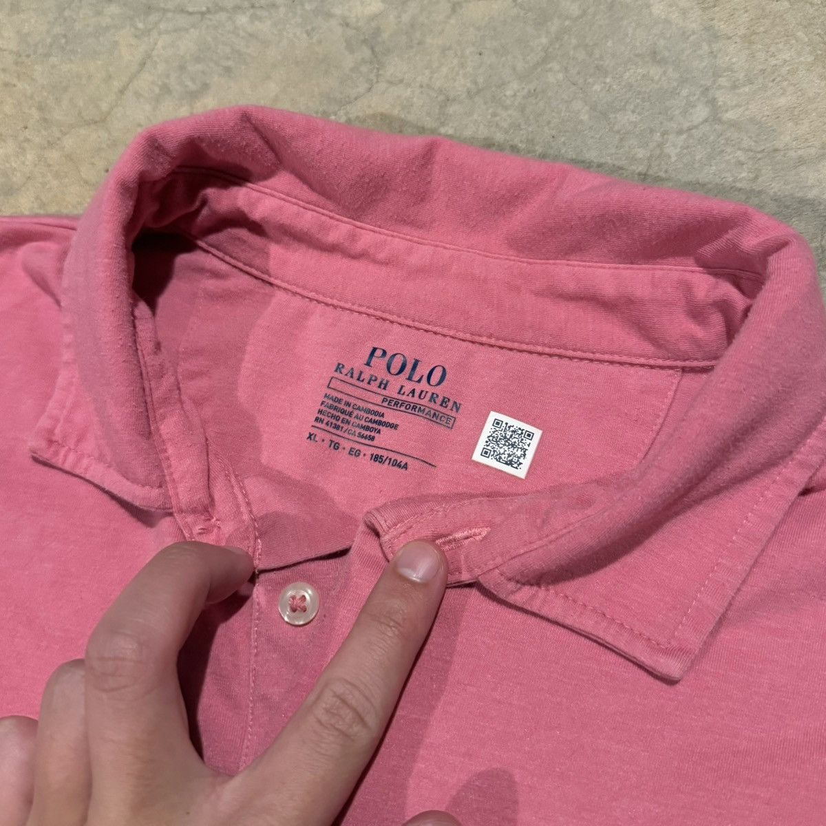 Polo Ralph Lauren Vtg Polo Ralph Lauren Pink Pony Pocket Polo Shirt Kanye Y2K Size US XL / EU 56 / 4 - 3 Thumbnail