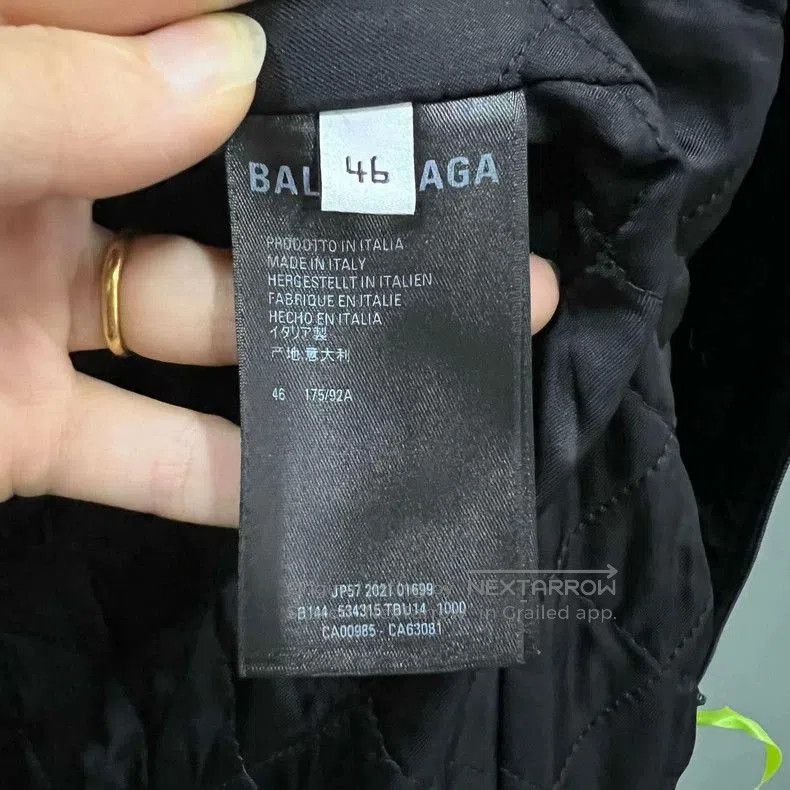 Balenciaga Balenciaga Black Logo Zip Jacket. Size US S / EU 44-46 / 1 - 4 Thumbnail