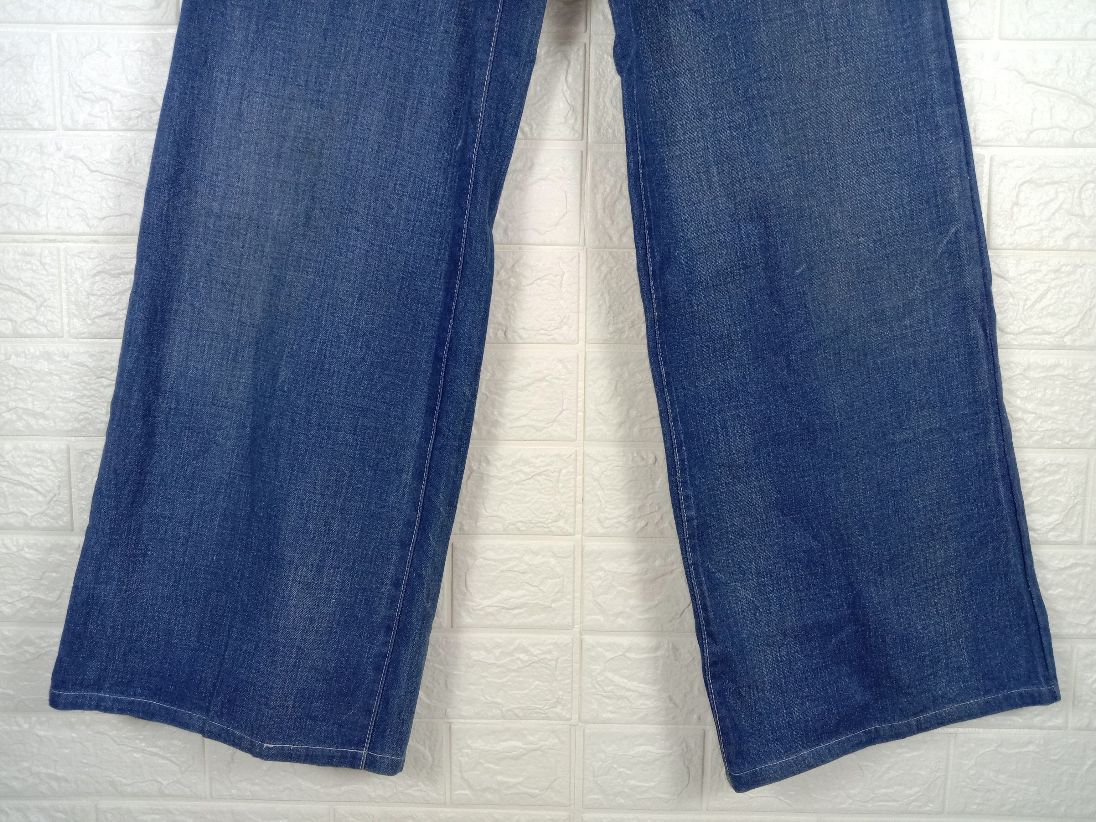 Japanese Brand Vintage Japanese Indigo Wide Leg Baggy Jeans Size 28" / US 6 / IT 42 - 4 Thumbnail