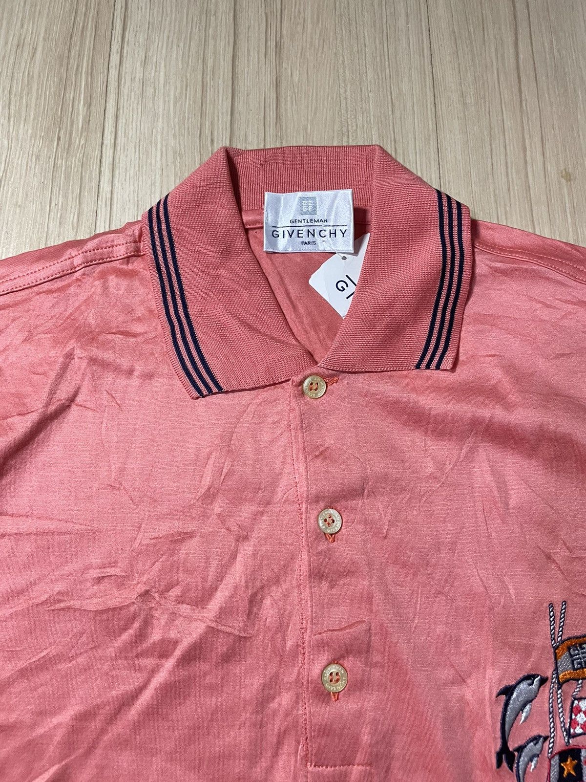 Givenchy × Vintage VINTAGE GIVENCHY PARIS POLO TEE Size US L / EU 52-54 / 3 - 5 Thumbnail