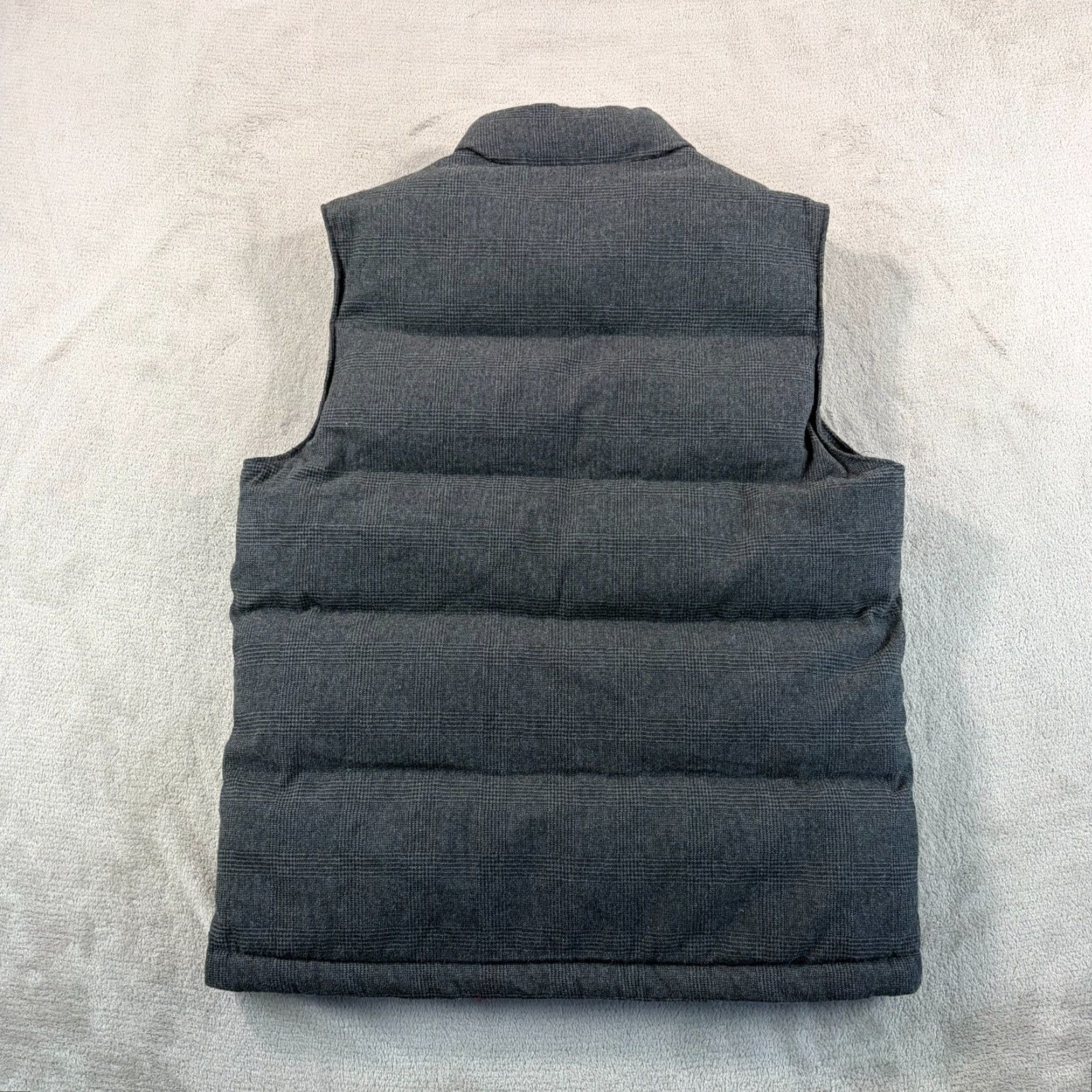 Banana Republic Banana Republic Downtown Vest in Grey Glen Check Men Medium Puffer Zip Up NWOT Size US M / EU 48-50 / 2 - 4 Thumbnail