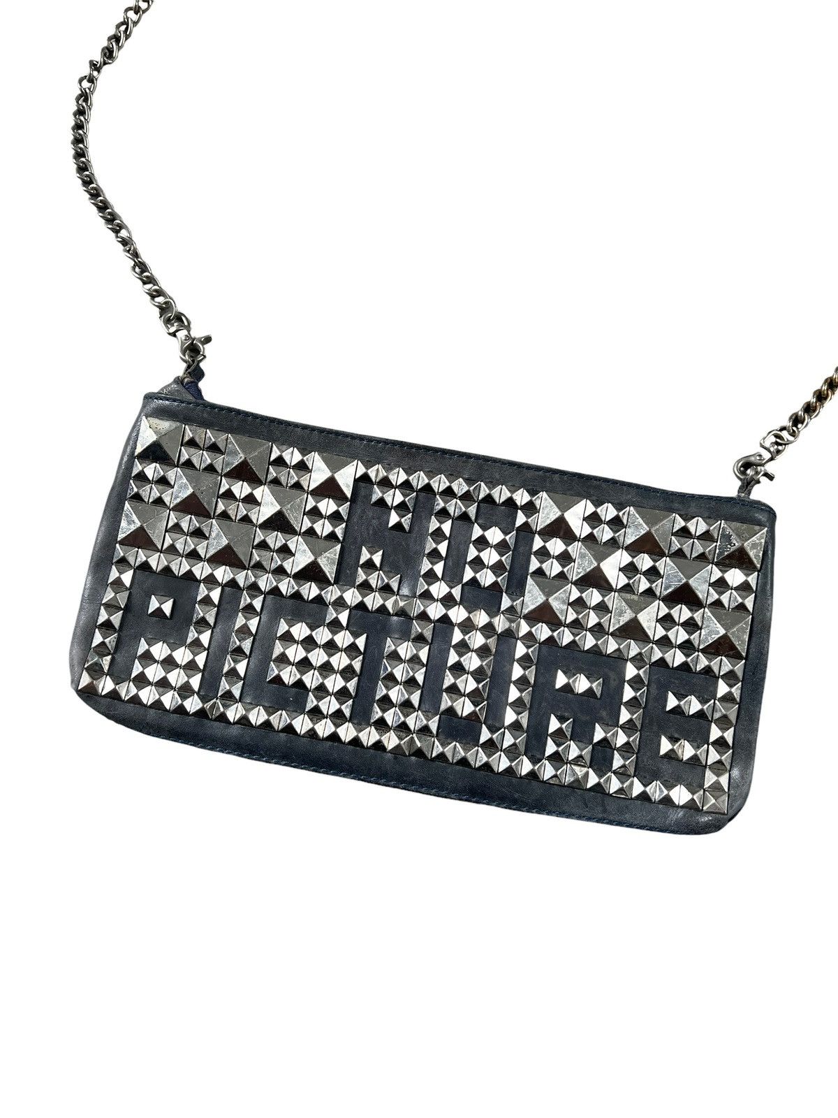 Hysteric Glamour Hysteric Glamour ‘No Picture” Studded Leather Chain Bag Size ONE SIZE - 2 Thumbnail