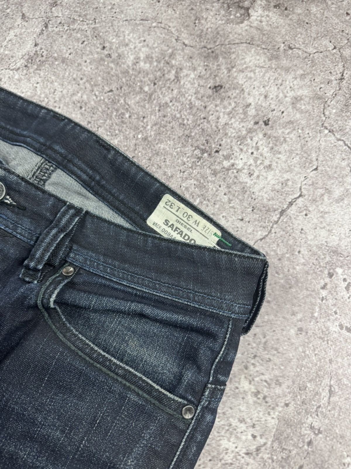 Diesel Vintage Diesel Jeans Distressed Faded Flared Wide Baggy Y2K Size US 30 / EU 46 - 8 Thumbnail