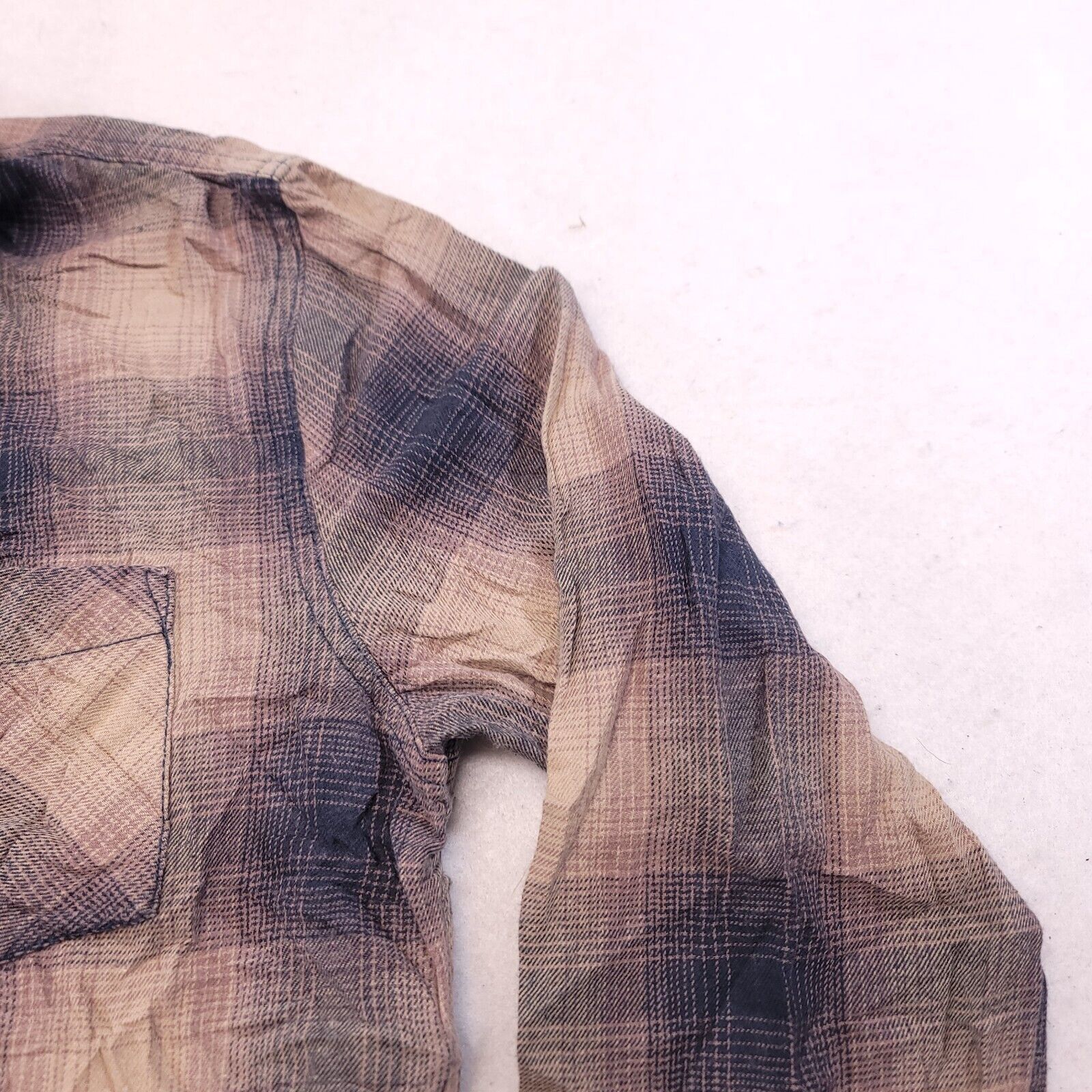 Arizona Jean Co. Arizona Jean Co Tartan Flannel Shirt Mens Size S Brown Blue Size US S / EU 44-46 / 1 - 5 Thumbnail