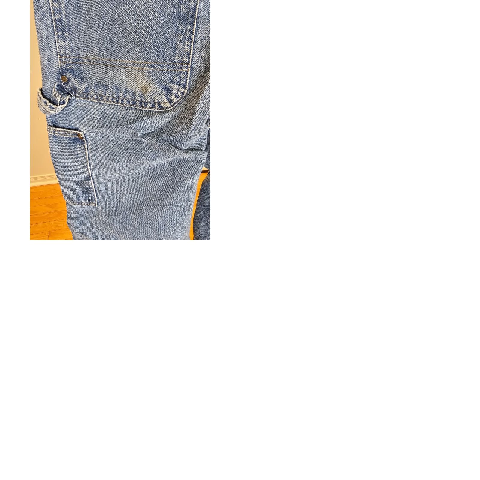 Carhartt VINTAGE Carhartt Denim DOUBLE KNEE WORK JEANS PANTS 29X30 04 Jeans Pants Blue Mens Carpenter Canvas Denim 90s 2000s Size US 29 - 9 Thumbnail