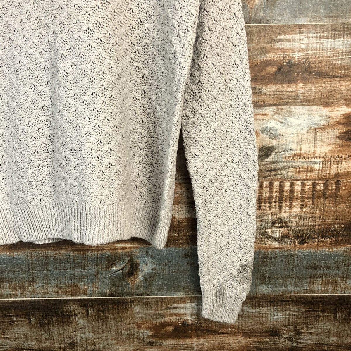 Designer × Homespun Knitwear Comptoir Des Cotonniers Grey Knitwear #A1682 Size M / US 6-8 / IT 42-44 - 8 Thumbnail