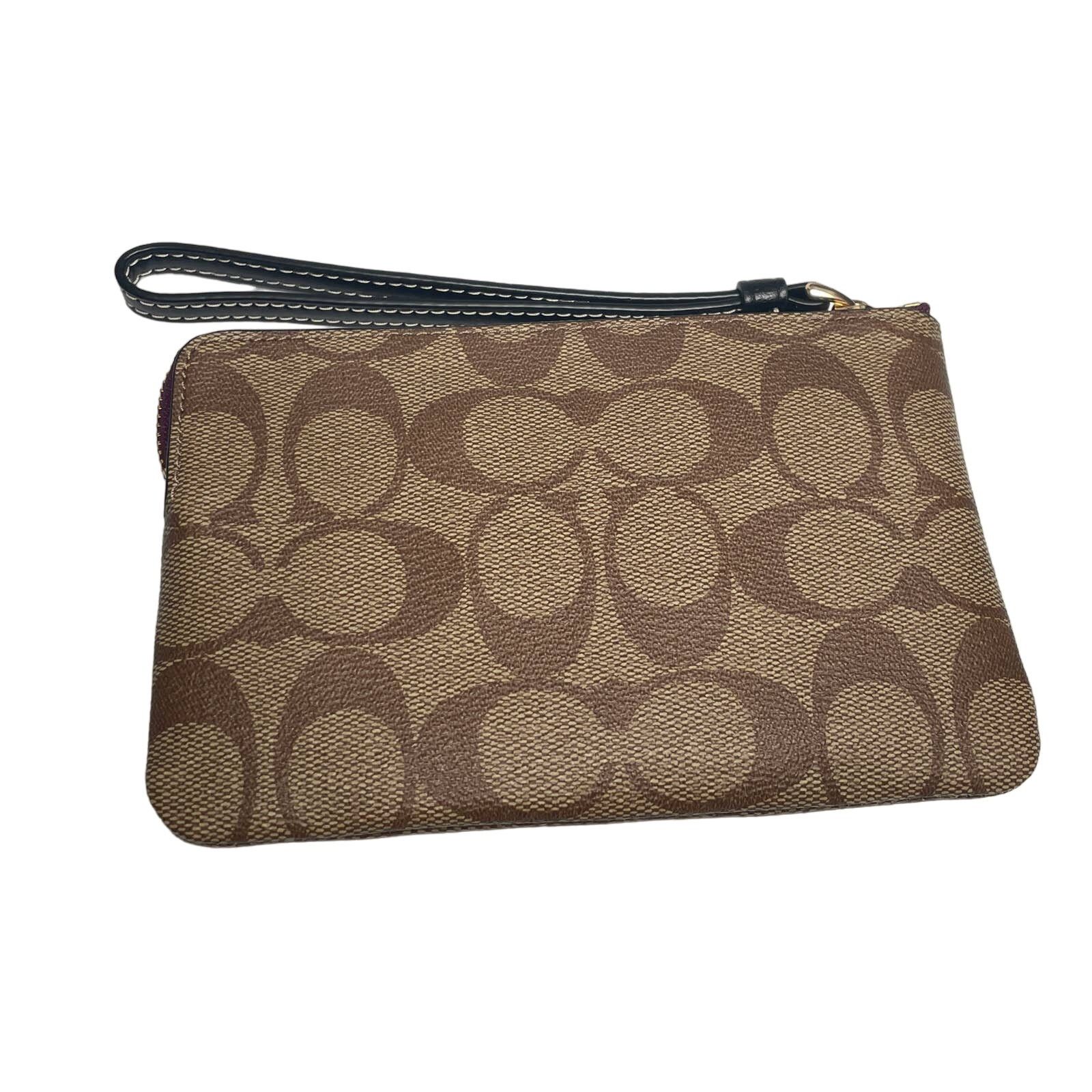 Coach Disney X Coach Zip Wristlet In Signature Canvas With Patches Size ONE SIZE - 7 Thumbnail