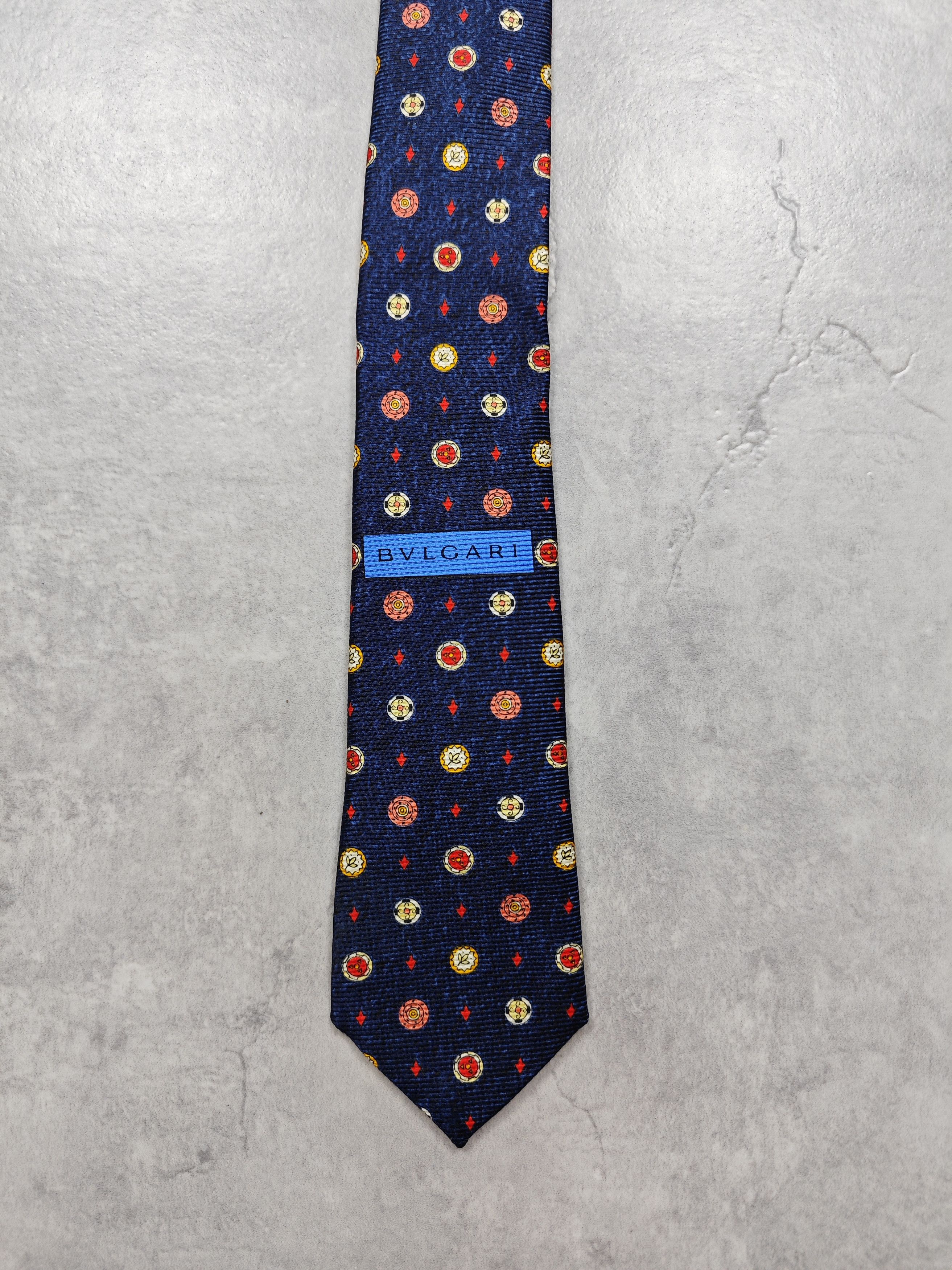 Bvlgari Bvlgari Silk Tie Size ONE SIZE - 6 Thumbnail