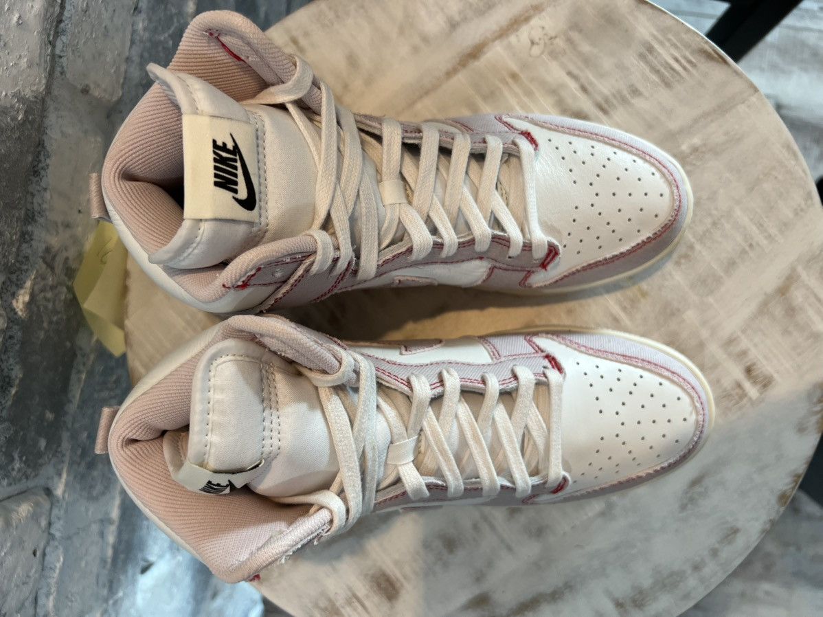 Nike Nike Dunk High Barely Rose Size 8.5m 10w DQ8799-100 Size US 8.5 / EU 41-42 - 2 Thumbnail