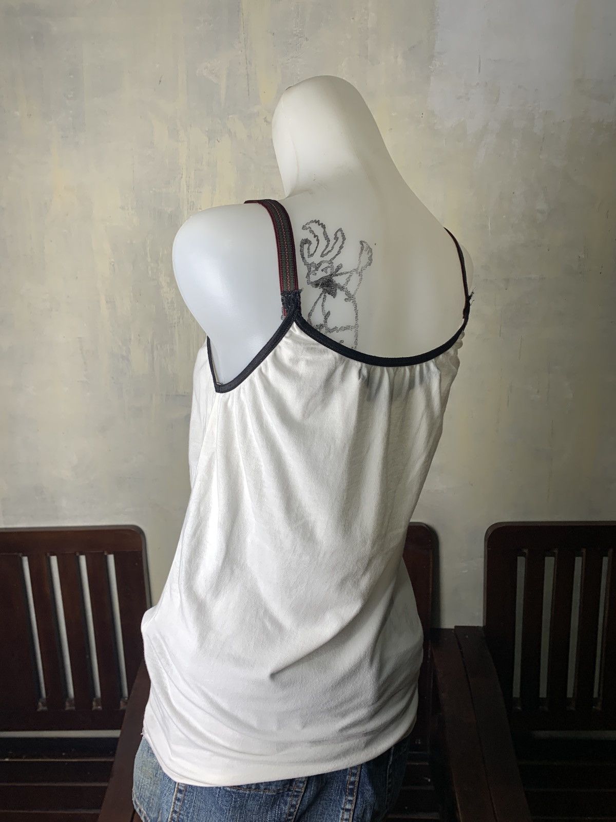 Seditionaries 2000s Marry Quant London Printed Girl Graphic Tank Top Size M / US 6-8 / IT 42-44 - 3 Thumbnail