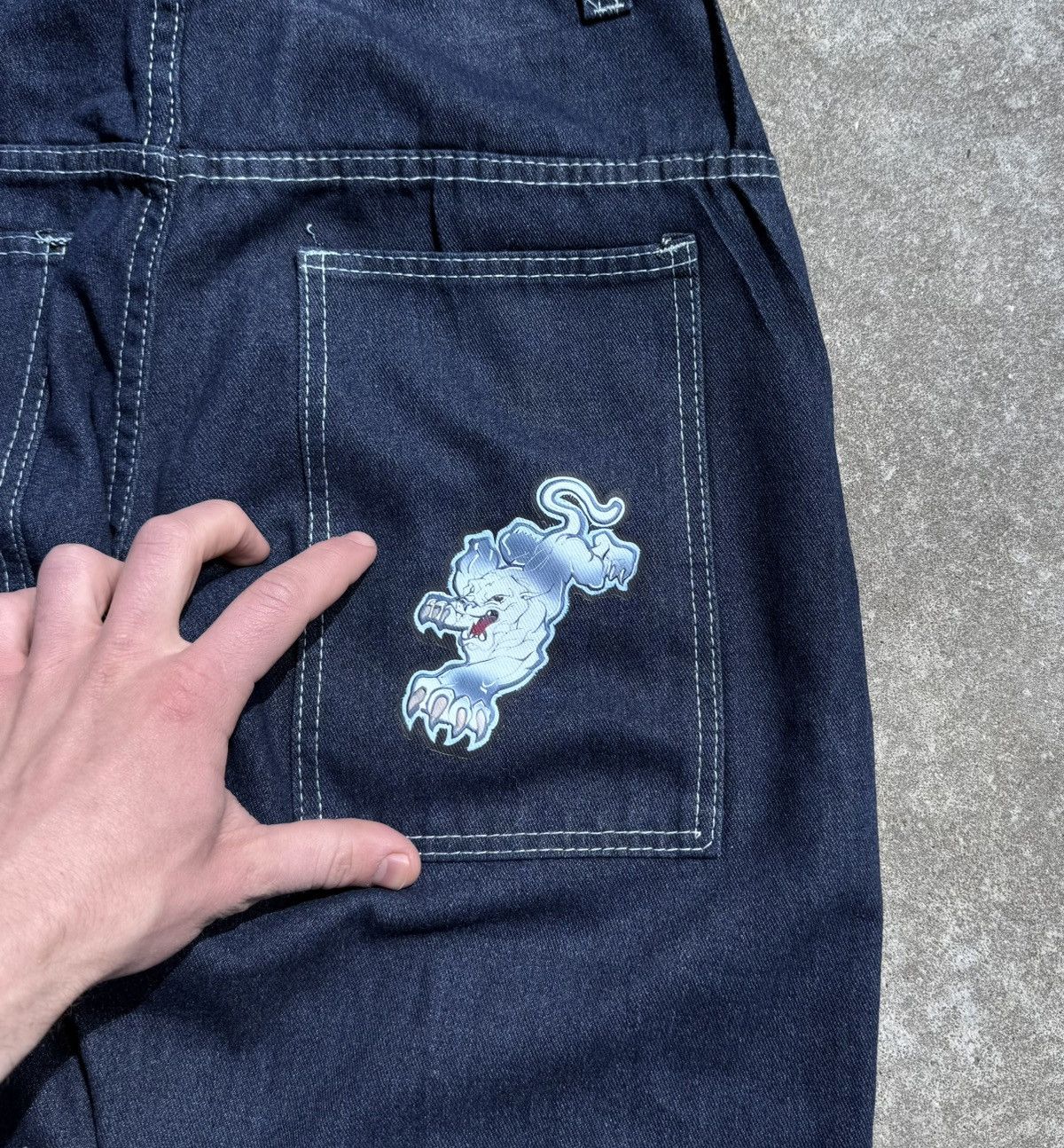 Other Vintage Y2K avantgarde streetwear oversized shorts Size US 31 - 5 Thumbnail