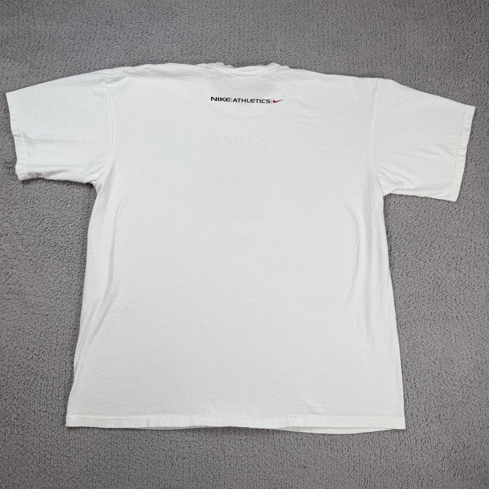 Nike Vintage Y2K Nike Athletics Graphic T Shirt XL Made In USA Size US XL / EU 56 / 4 - 2 Thumbnail