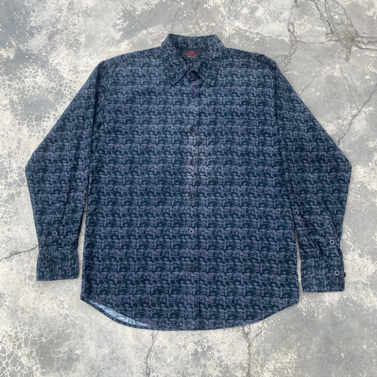 Tony Hawk Vintage TONY HAWK BIRDHOUSE Skulls Corduroy Shirt Size US L / EU 52-54 / 3 - 1 Thumbnail