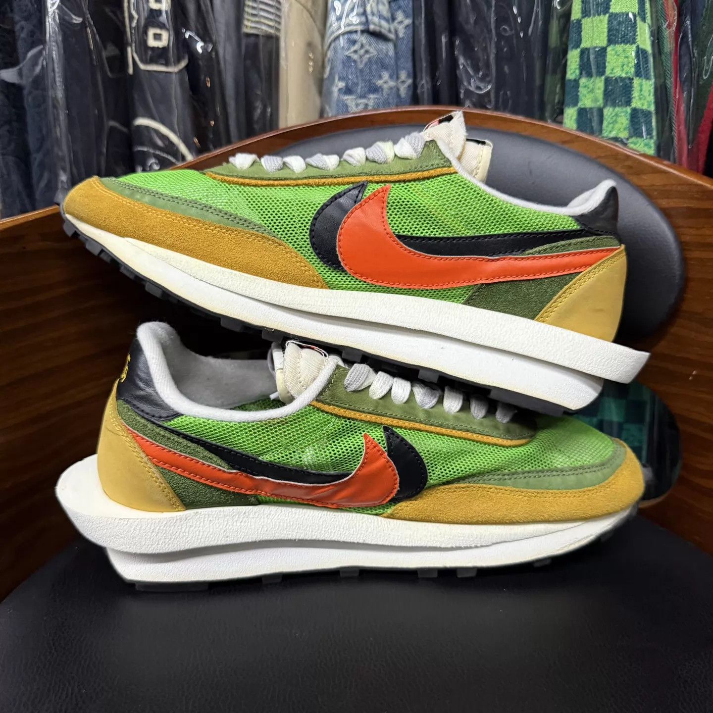 Sacai sacai Yellow & Green 1.0 Size 44 Mint Original Box Size US 11 / EU 44 - 7 Thumbnail