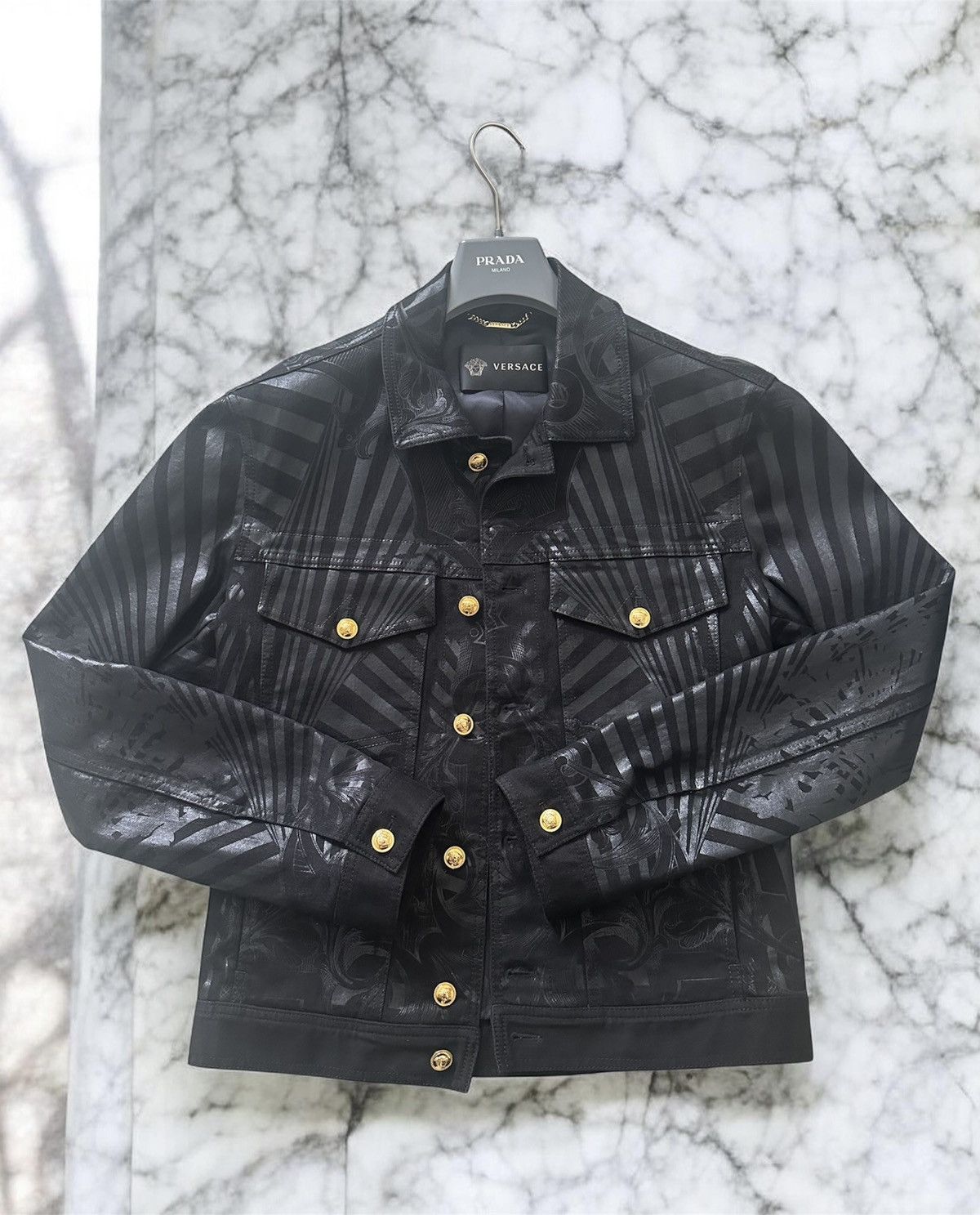 Versace Versace Barocco Medusa Jacket IT46 Made in Italy - Luxury Size US S / EU 44-46 / 1 - 1 Thumbnail