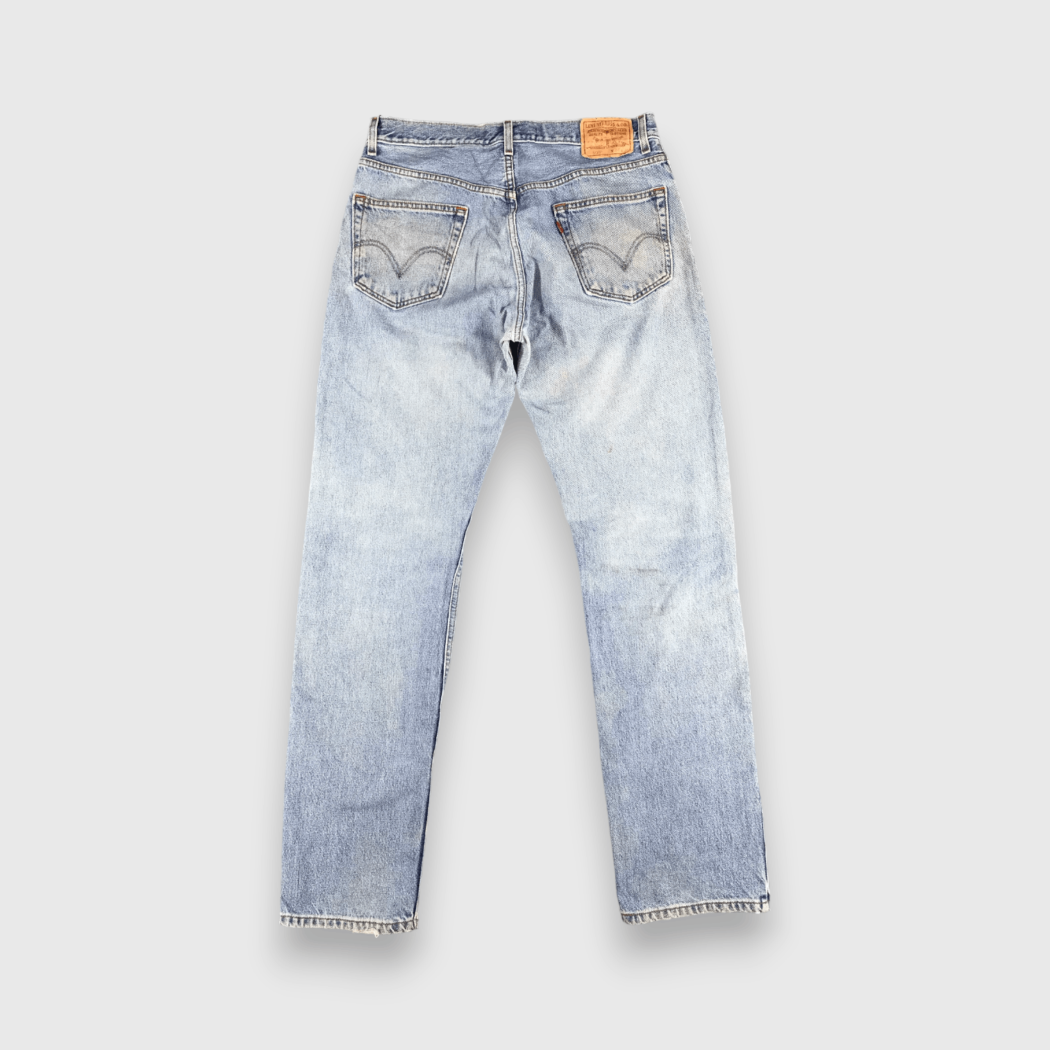 Levi's Vintage Light Wash Levis 505 Jeans-J2048 Size US 35 - 2 Thumbnail