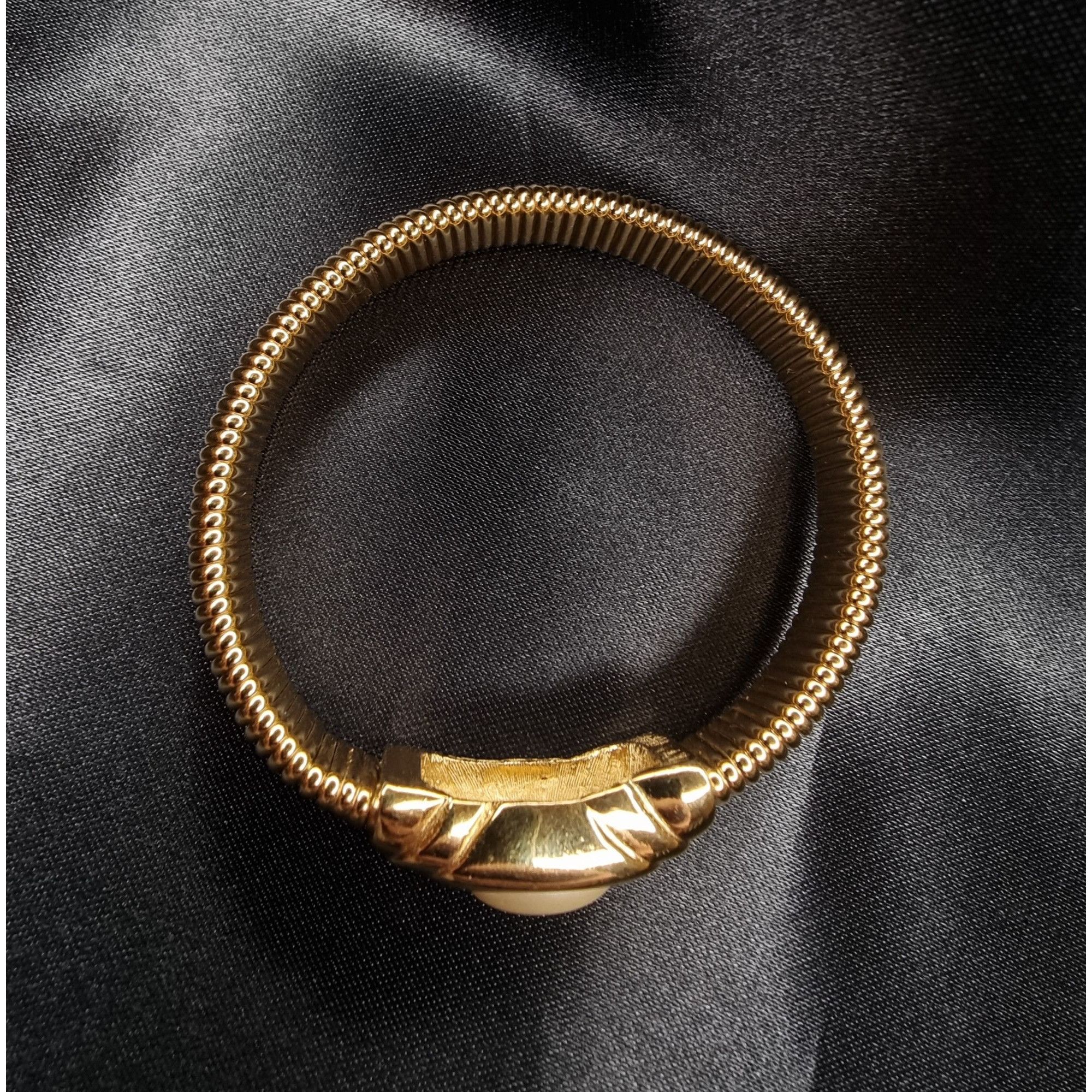 Vintage Rare Find Vintage 1980s Napier Gold Coil Bracelet with Faux Size ONE SIZE - 3 Thumbnail