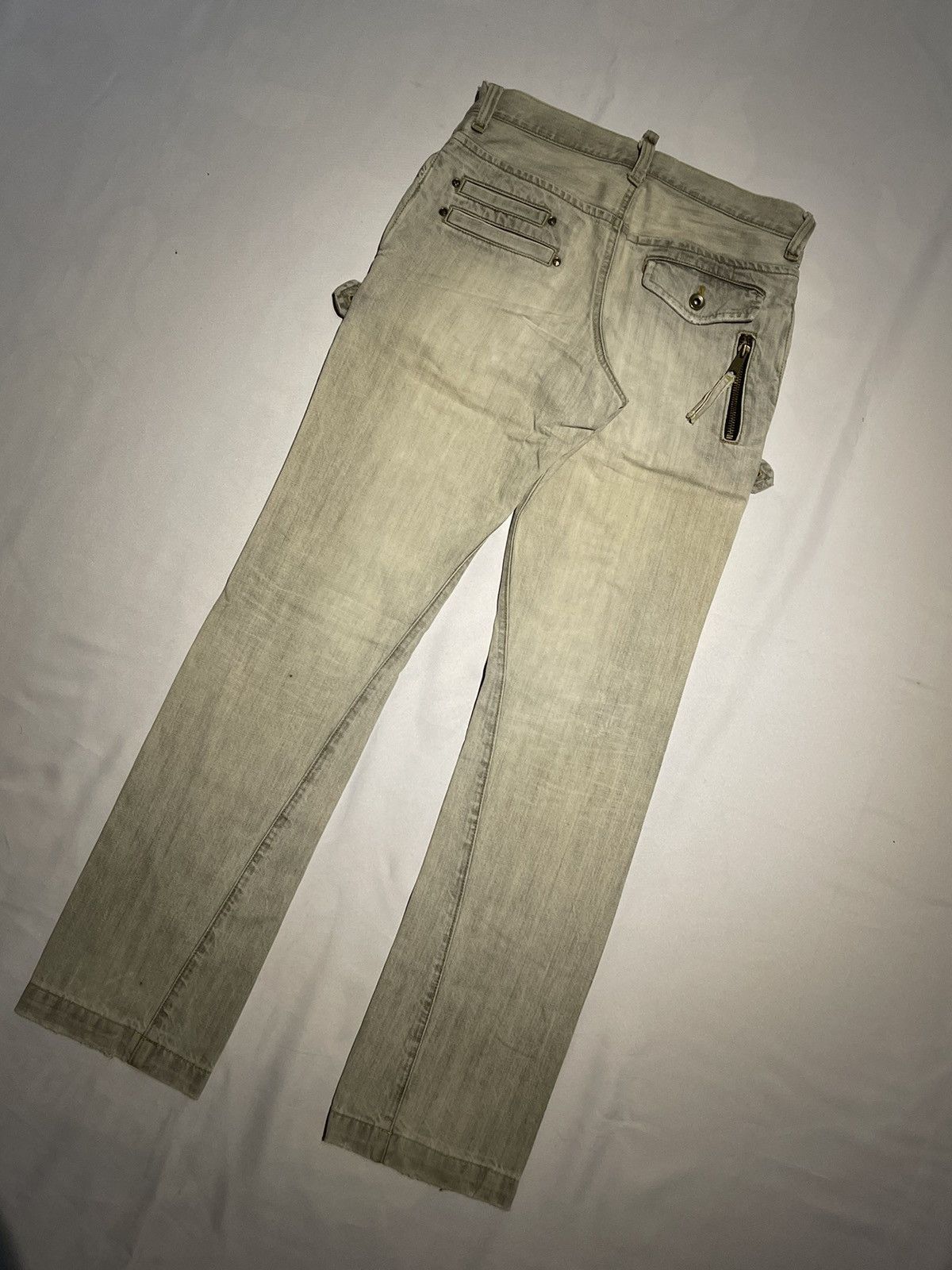 Japanese Brand × Michel Klein FLARED ! MK MICHEL KLEIN HOMME DISTRESSED DENIM PANT Size US 31 - 4 Thumbnail