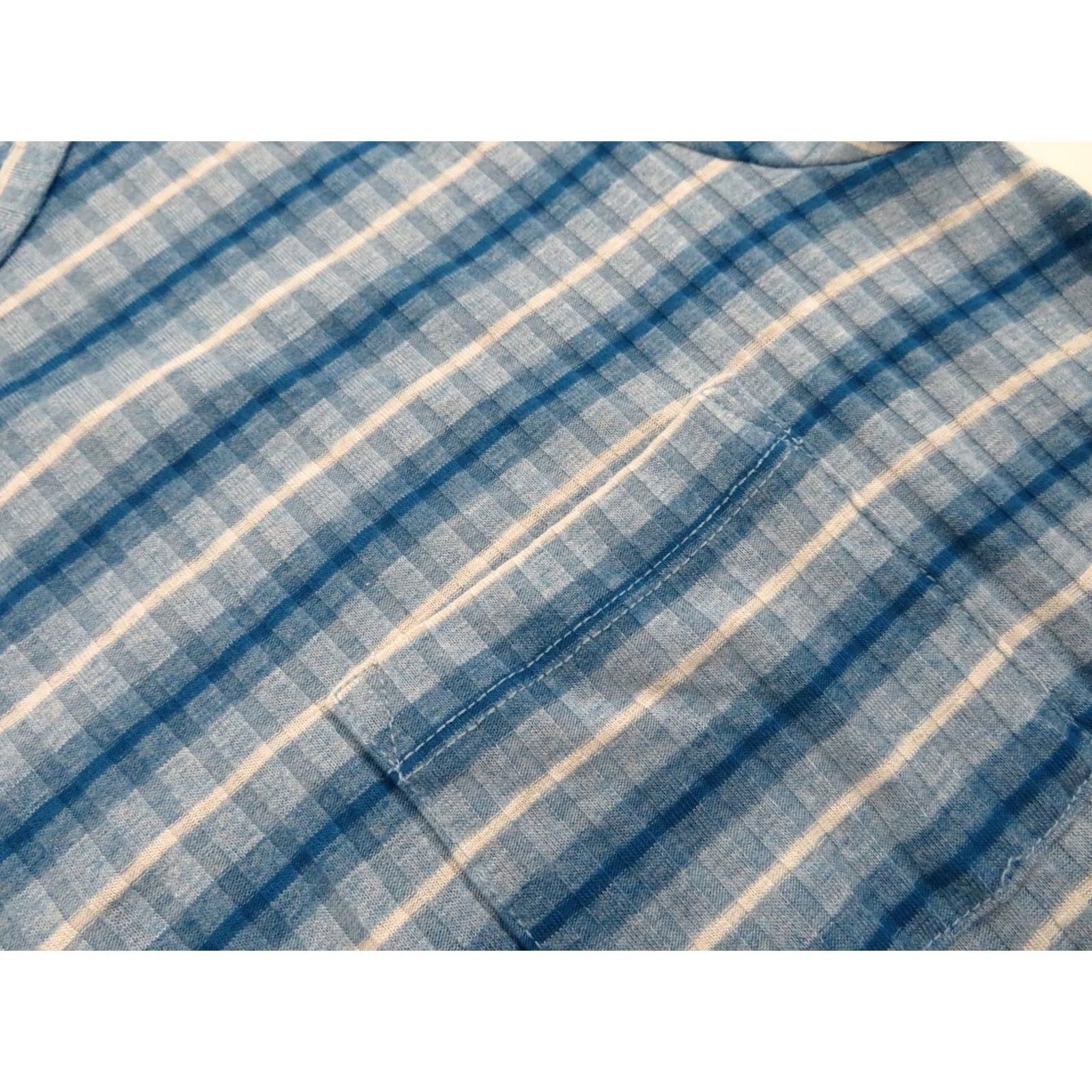 Vintage LuLaRoe Carly Dress Ribbed Blue White Stripe 2XS Swing Shirt Dress Womens XXS Size XXS / US 00 / IT 34 - 4 Thumbnail