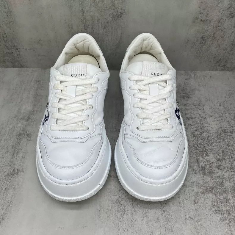 Gucci Gucci White Graphic Sneakers-2505 Size US 6 / IT 36 - 4 Thumbnail