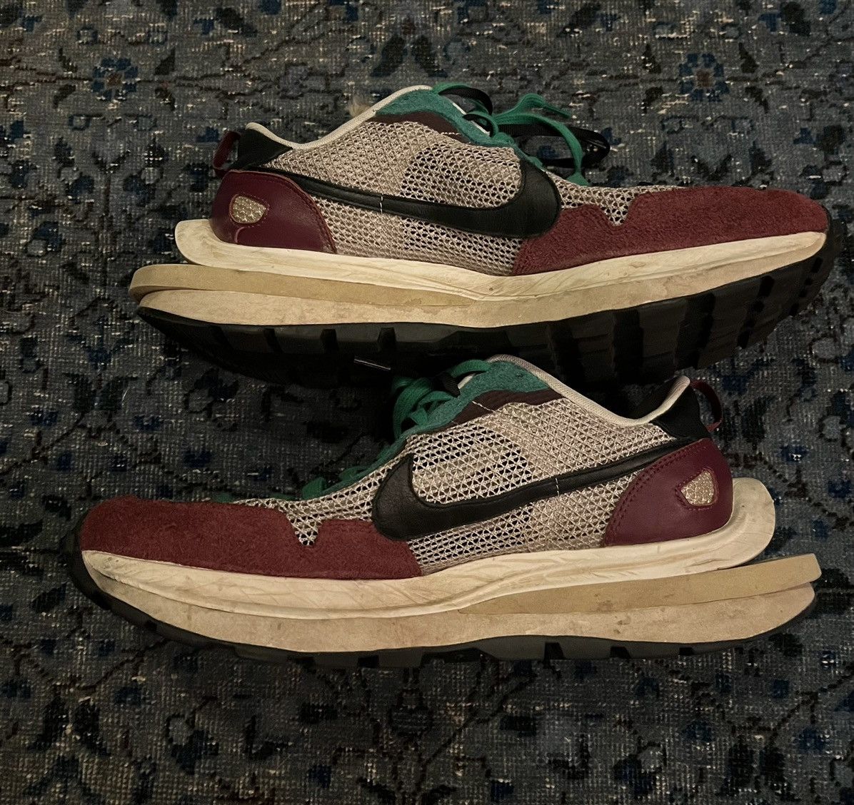 Nike x Sacai Vaporwaffle Villain Red