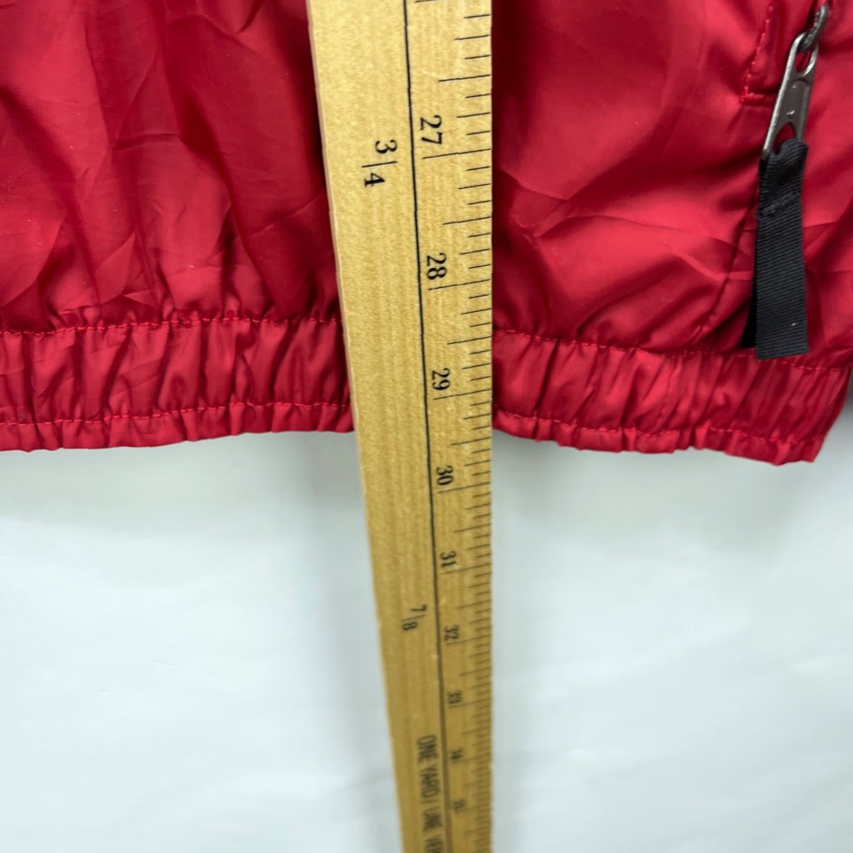 Nike VINTAGE Nike Swoosh Pullover Windbreaker Jacket M Red 90s Mens Windbreaker Size US M / EU 48-50 / 2 - 7 Thumbnail