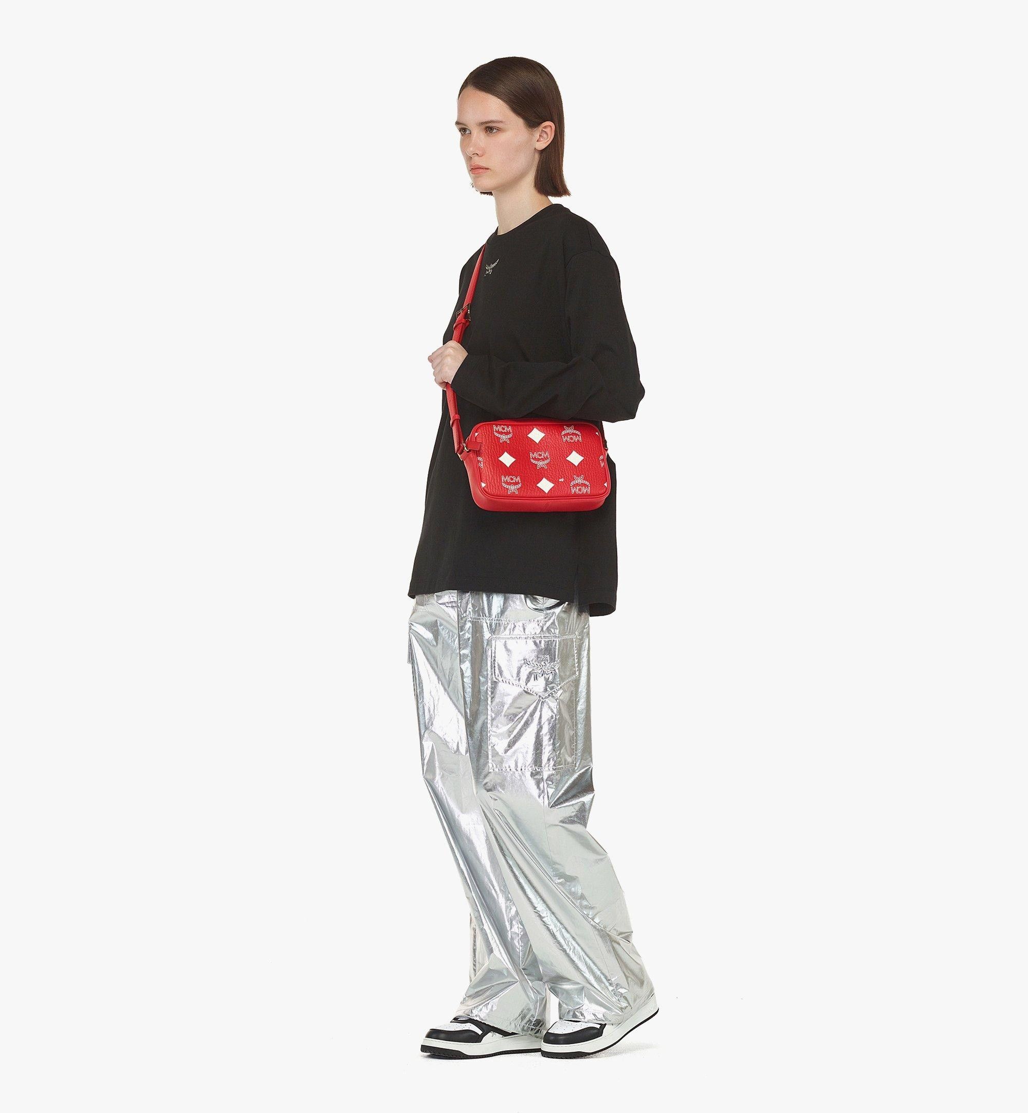 MCM o1mt1gz0325 Size: OS / Crossbody Small Bag in Red/White Size ONE SIZE - 2 Thumbnail
