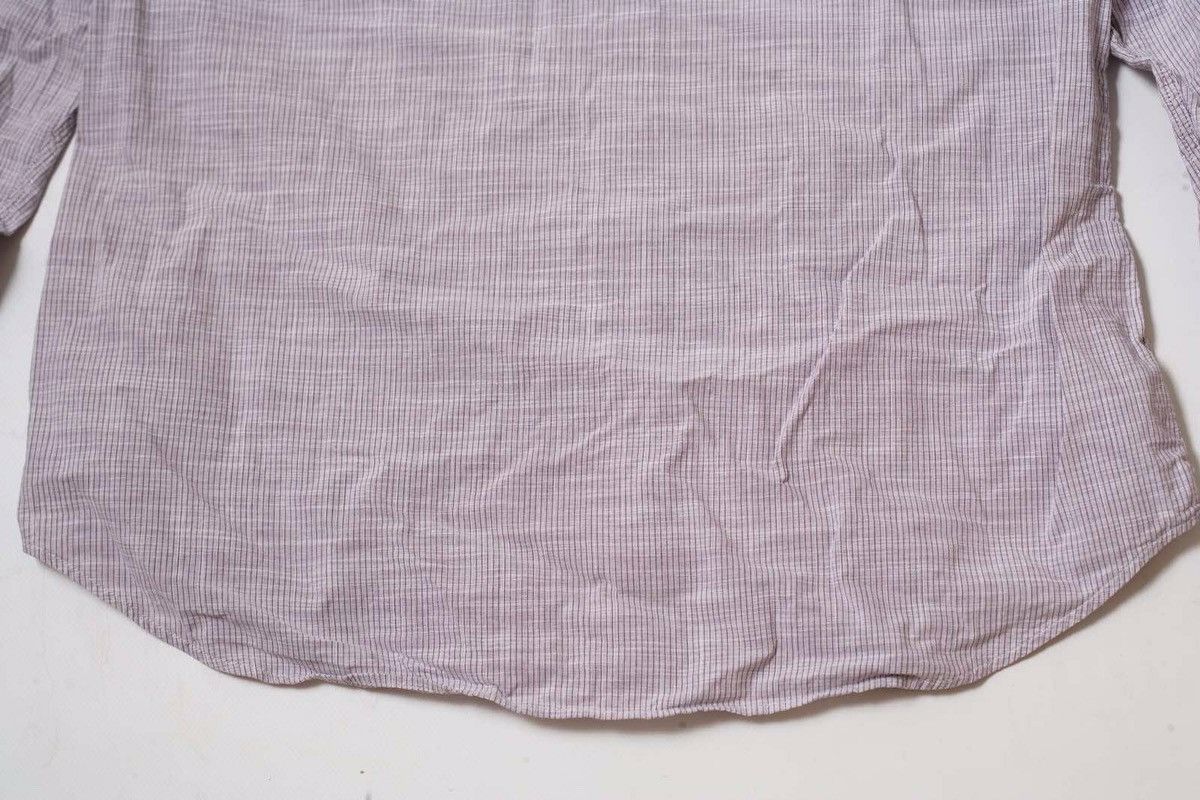 Burberry Burberry Brit Vertical Stripe Logo Cotton Shirt Size US L / EU 52-54 / 3 - 11 Thumbnail