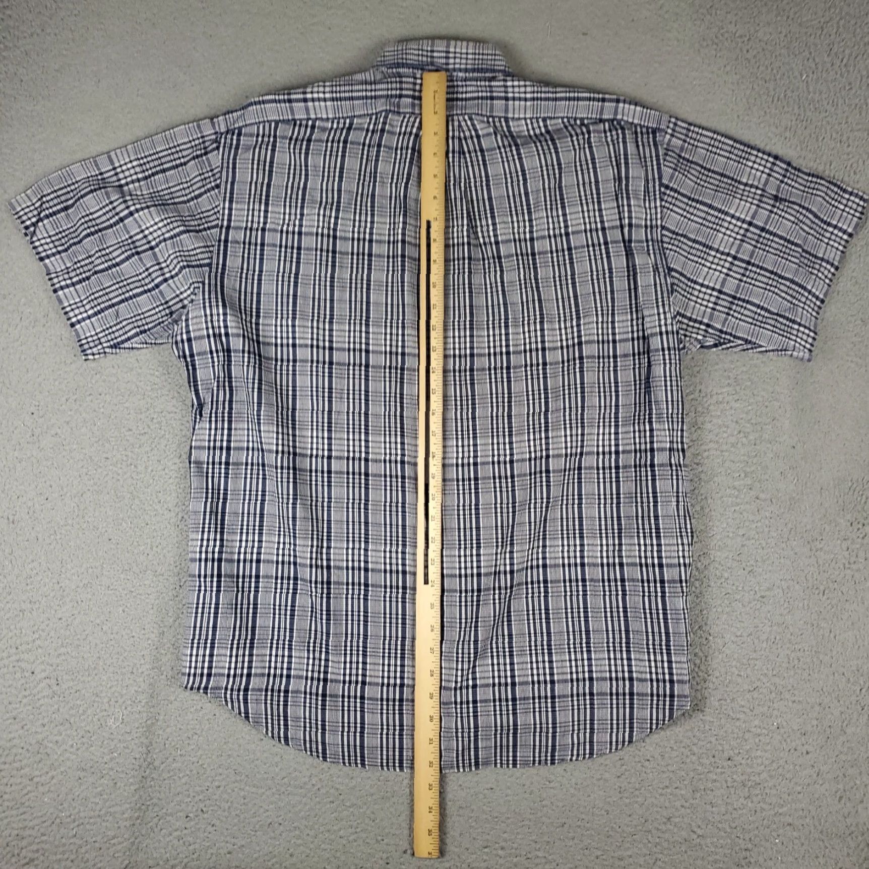 Ralph Lauren Ralph Lauren Shirt Men Large Blue Plaid Button-Up Short Sleeve Casual Classic Polo Style 90s? Size US L / EU 52-54 / 3 - 4 Thumbnail