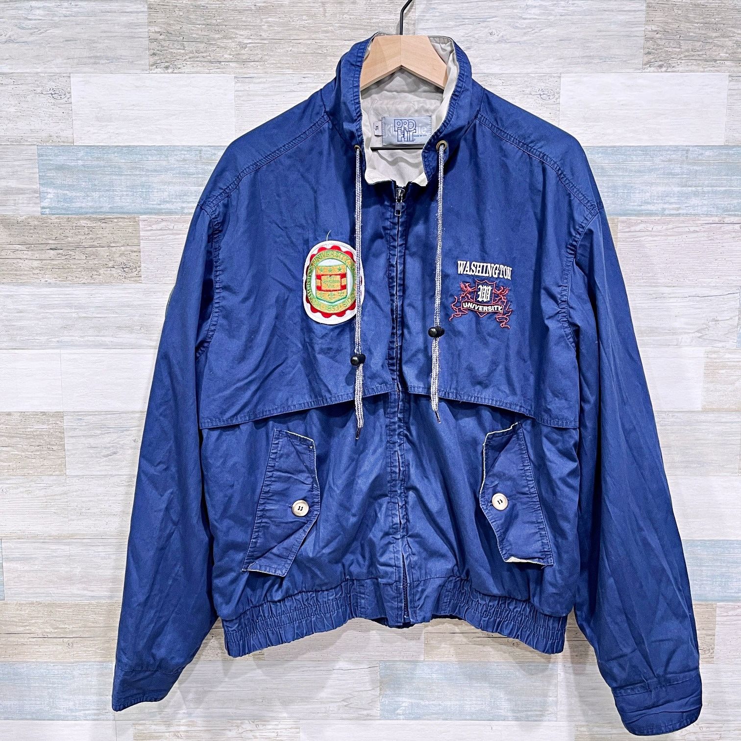 Other × Vintage Washington University Bears VTG Windbreaker Blue USA XL Size US XL / EU 56 / 4 - 1 Thumbnail