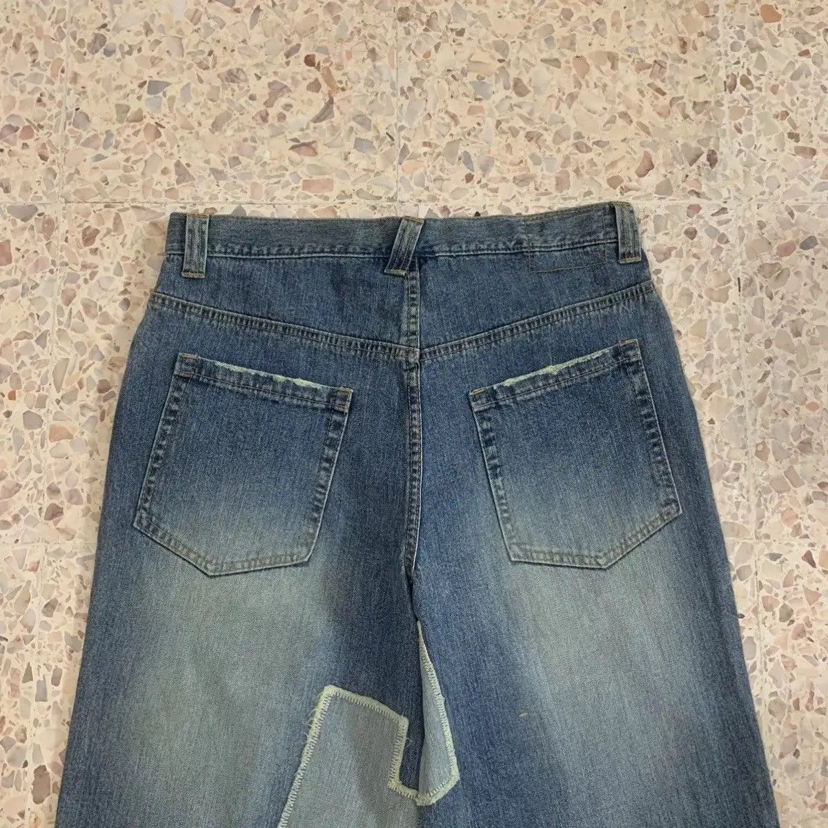 Hawk Vintage TonyHawk Jeans 31x32 Patchwork VERY RARE Denim Pants Size US 31 - 13 Thumbnail