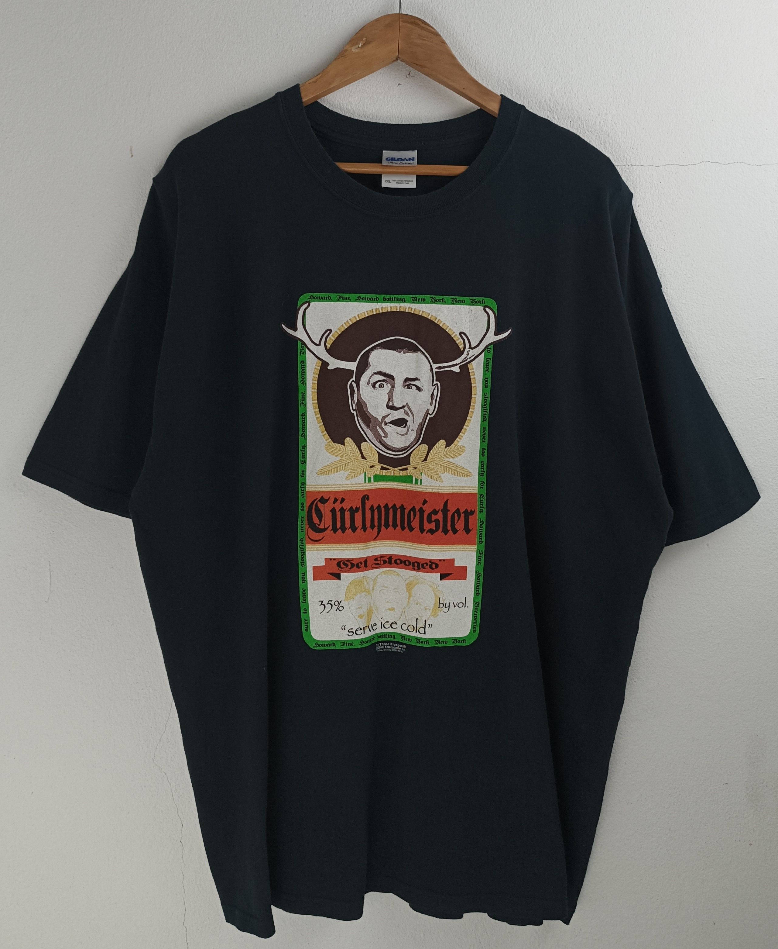 Vintage VINTAGE '08 THE THREE STOOGES CURLY MEISTER COMEDY FUNNY Size US XXL / EU 58 / 5 - 3 Thumbnail