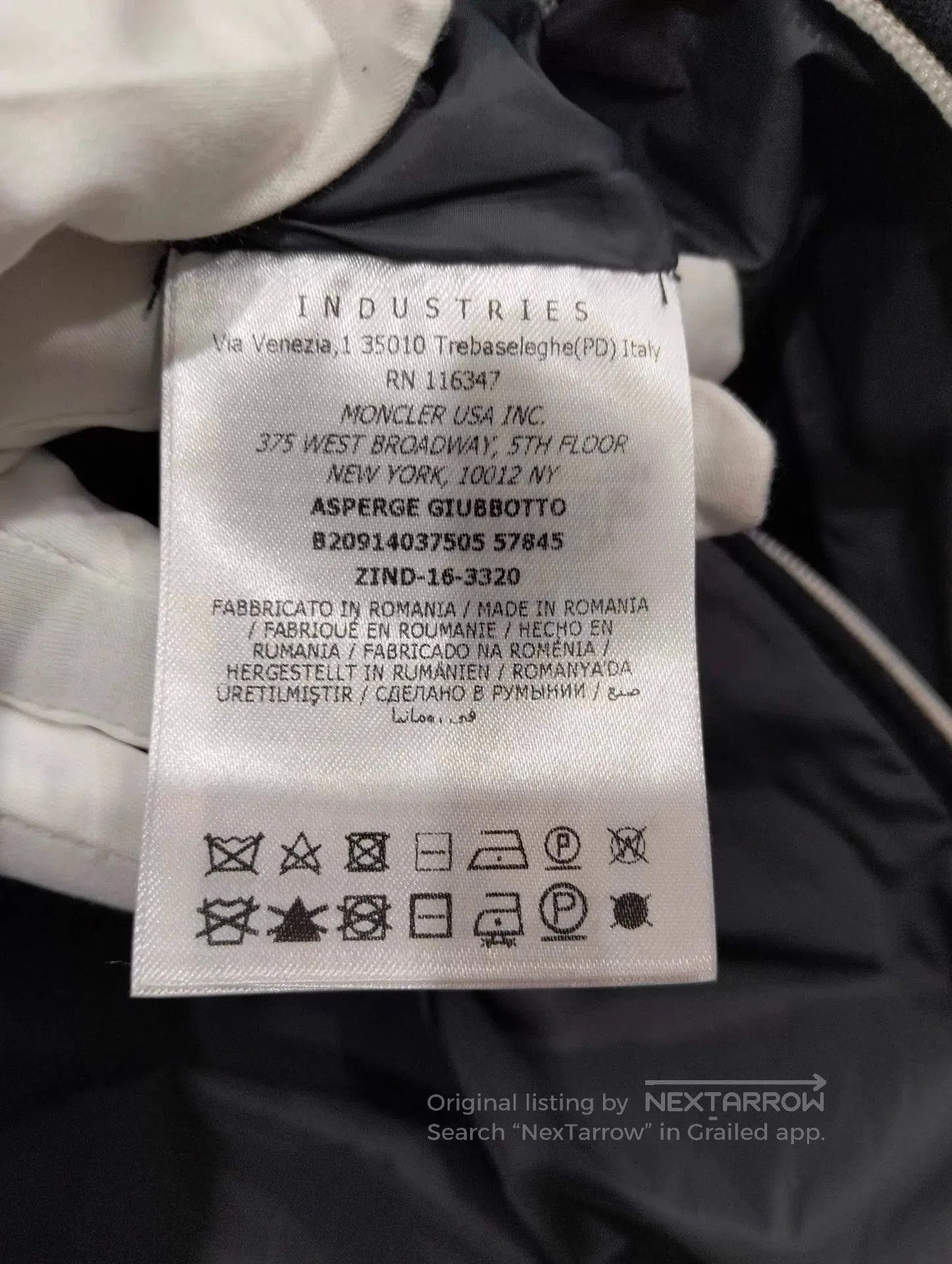Moncler Black Puffer Hooded Jacket - XL. Size US XL / EU 56 / 4 - 6 Thumbnail