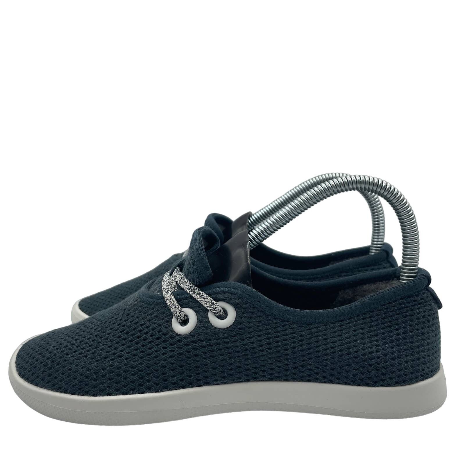 Allbirds Allbirds Tree Skippers Shoes Blue White Waffle Knit Womens 6 Size US 6 / IT 36 - 2 Thumbnail