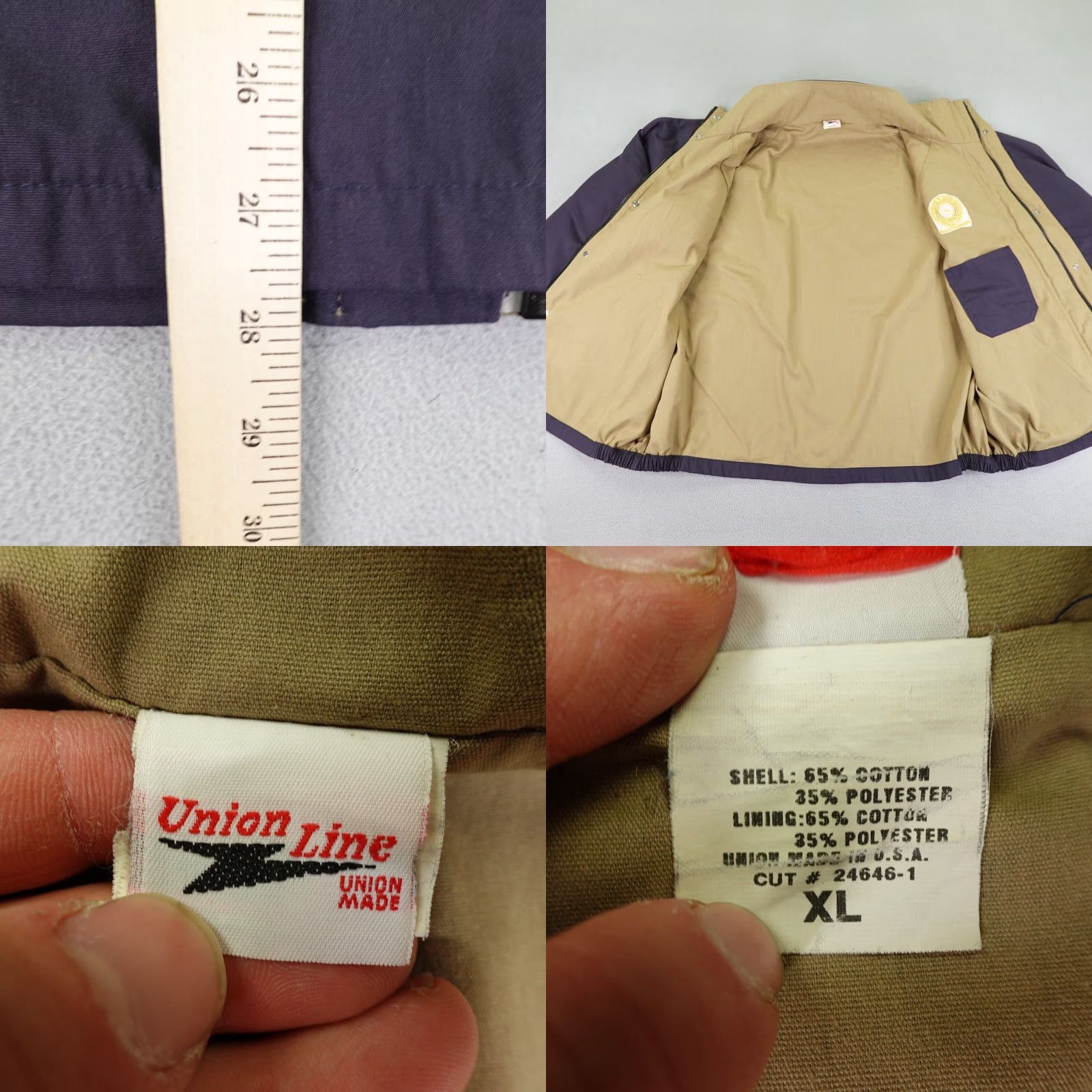 Vintage VINTAGE Union Line Windbreaker Jacket Mens XL Blue 90s Outdoor Casual Workwear Windproof Size US XL / EU 56 / 4 - 8 Thumbnail