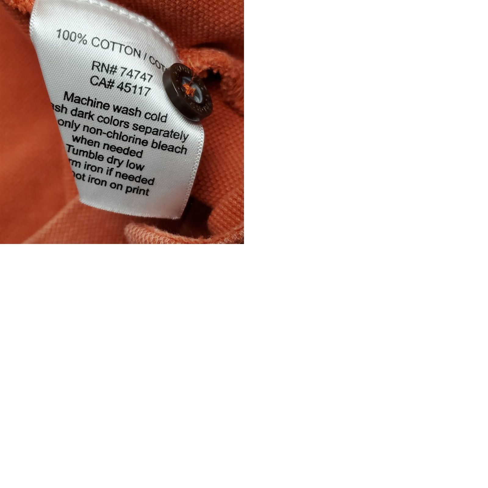 Vintage VINTAGE Cabelas Redhead Polo Shirt Mens 3XL Orange 100% Cotton Short Sleeve Outdoor Shirt Mens Orange Polo Size US XXL / EU 58 / 5 - 9 Thumbnail