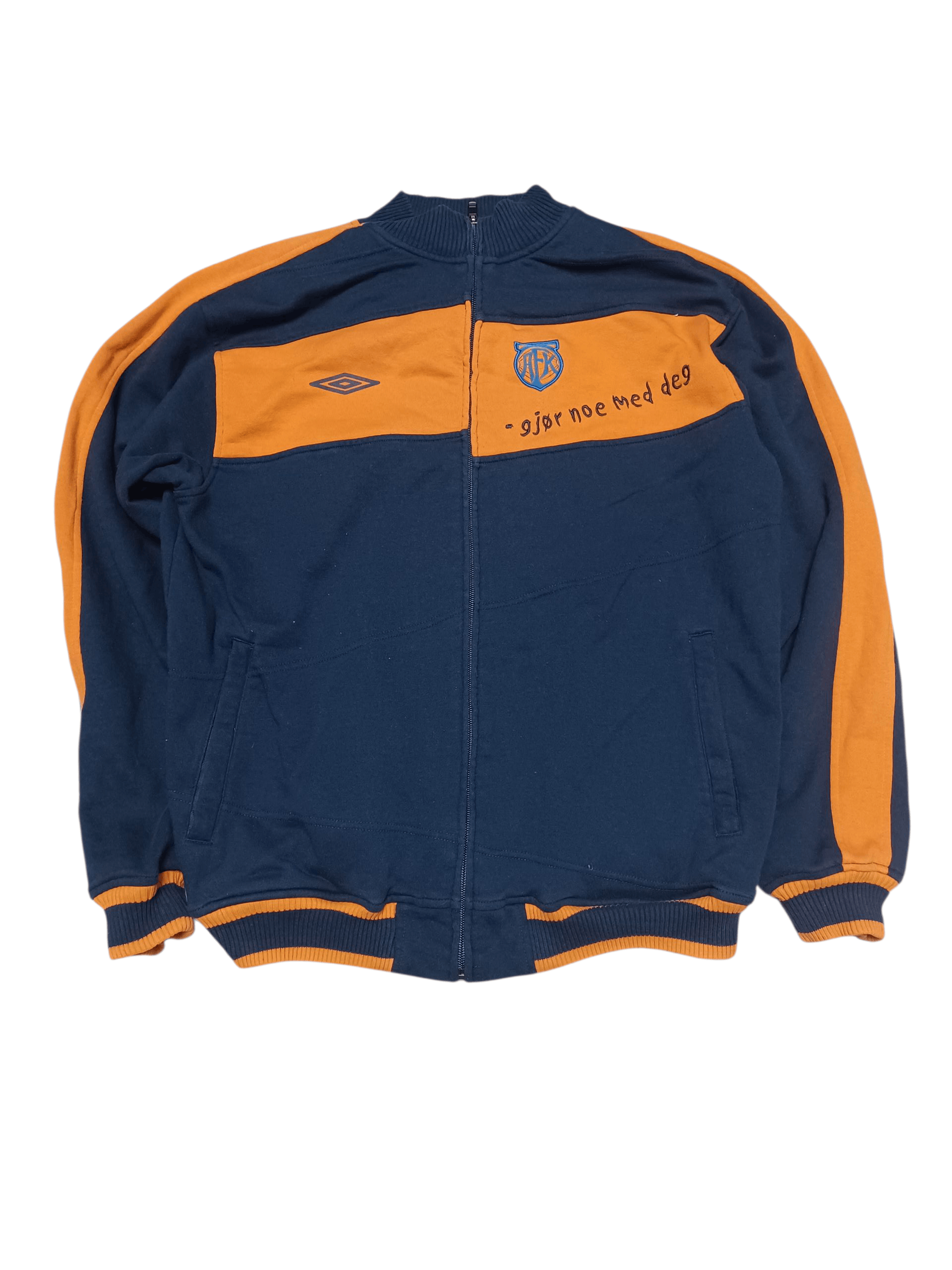 Umbro AALESUND UMBRO NORWAY VINTAGE SOCCER RARE TRACK JACKET Size US XL / EU 56 / 4 - 1 Thumbnail