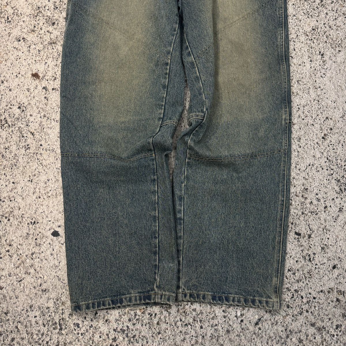 Vintage 90s Faded Vibes Jeans Baggy Wide Leg Skater Denim ERD Grunge Size US 34 / EU 50 - 7 Thumbnail
