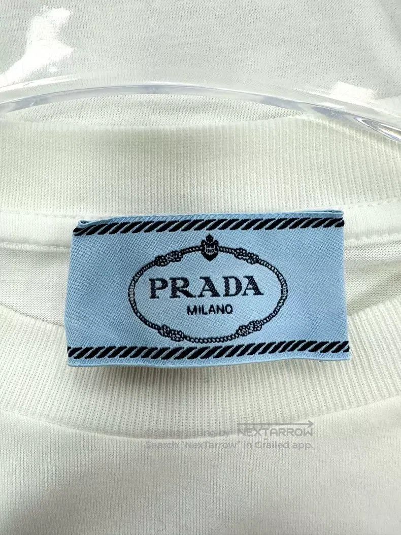 Prada Prada Striped color block letter logo long-sleeved T-shirt Size US XS / EU 42 / 0 - 3 Thumbnail